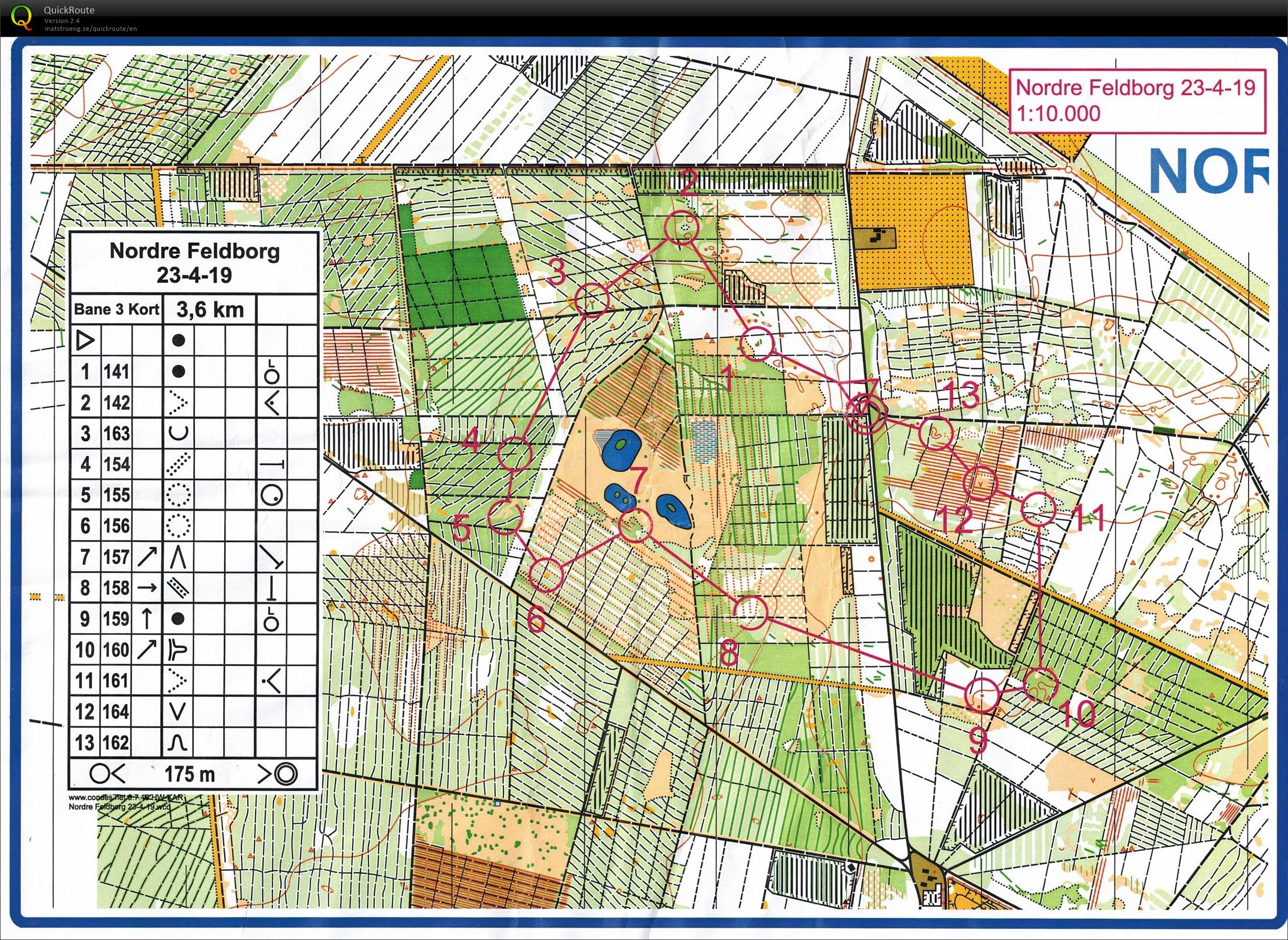 Nordre Feldborg Plantage, IFK, Bane 3, Pia Gade, 230419 (23/04/2019)