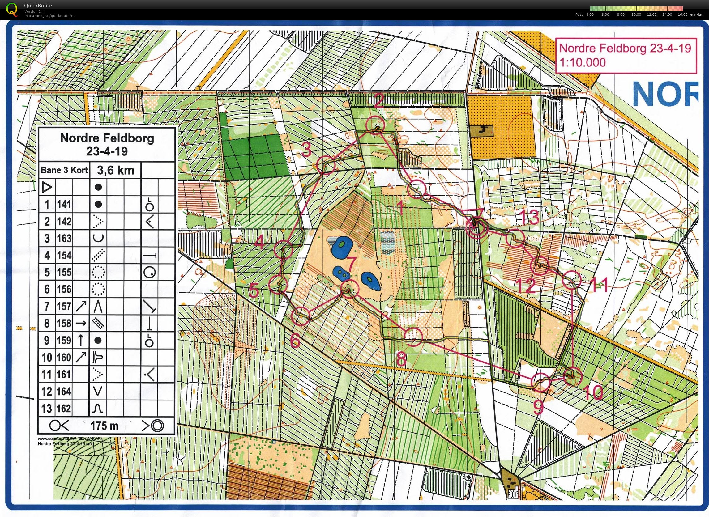 Nordre Feldborg Plantage, IFK, Bane 3, Pia Gade, 230419 (23/04/2019)