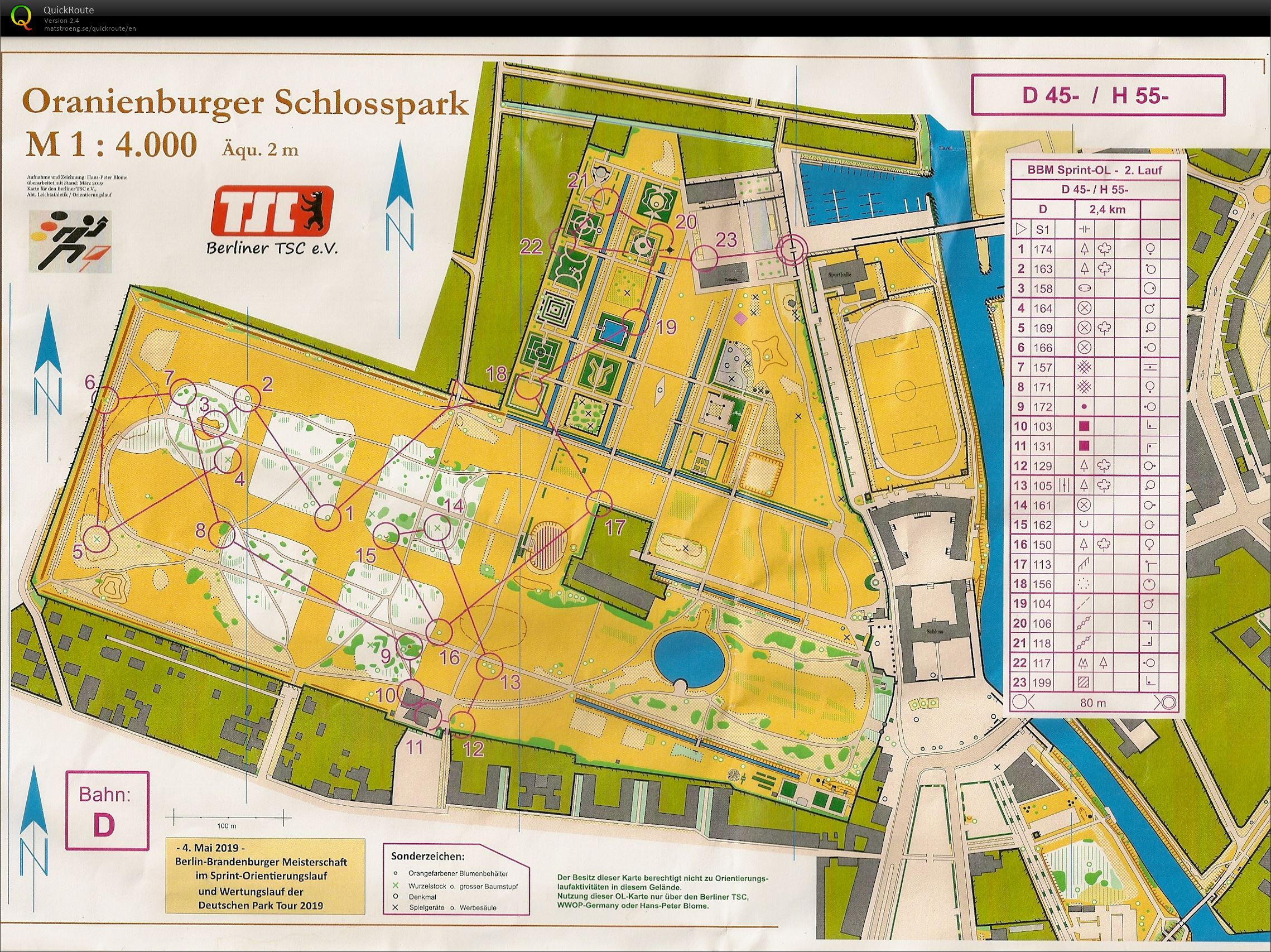 Berlin Mesterskab Sprint (04/05/2019)