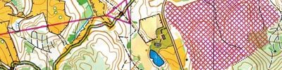 Himmelbjerget, JWOC testløb, Bane Åben 4, Pia Gade, 090619