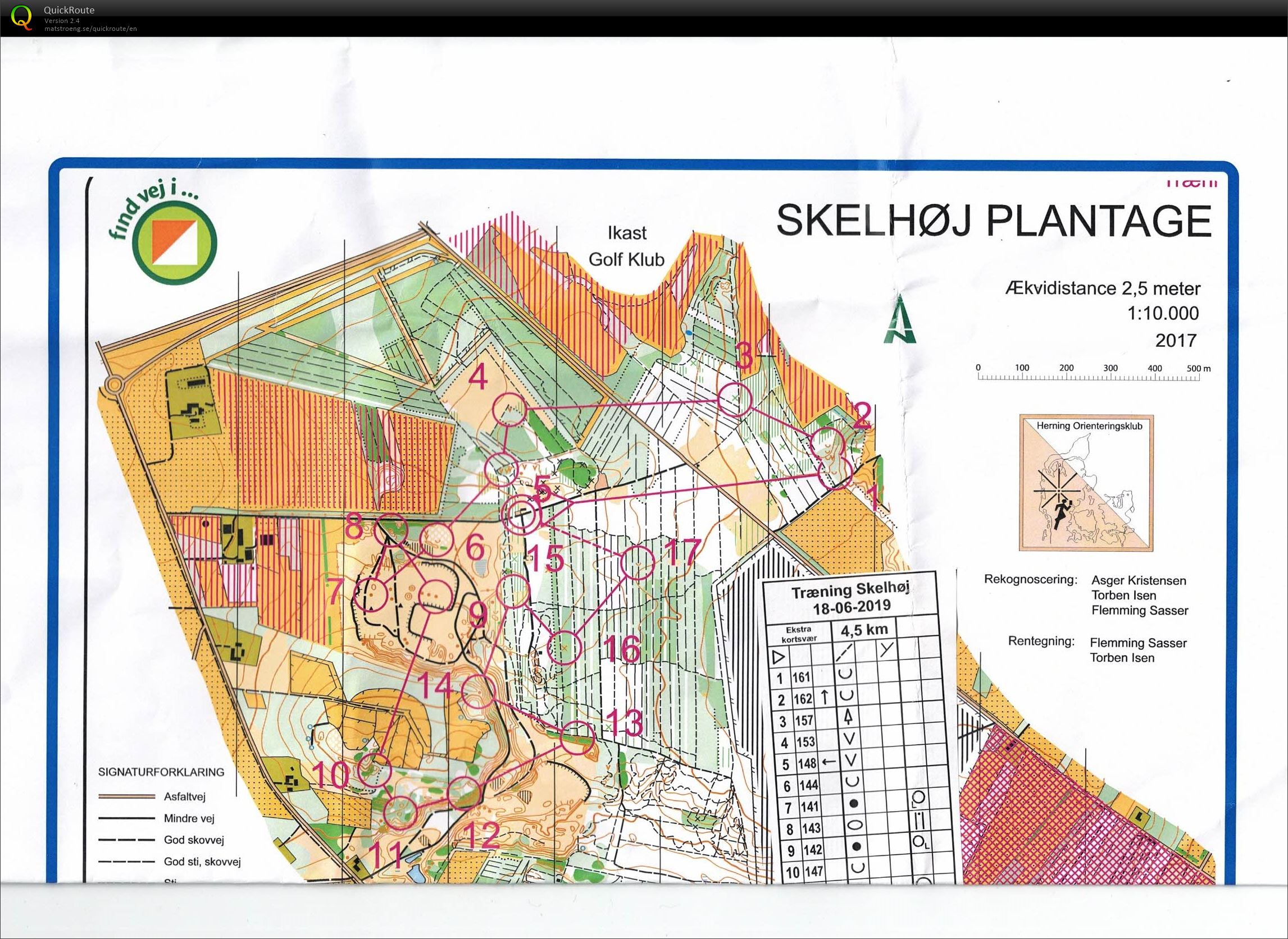 Skelhøj Plantage, Bane ekstra kort svær, Pia Gade, 180619 (18-06-2019)