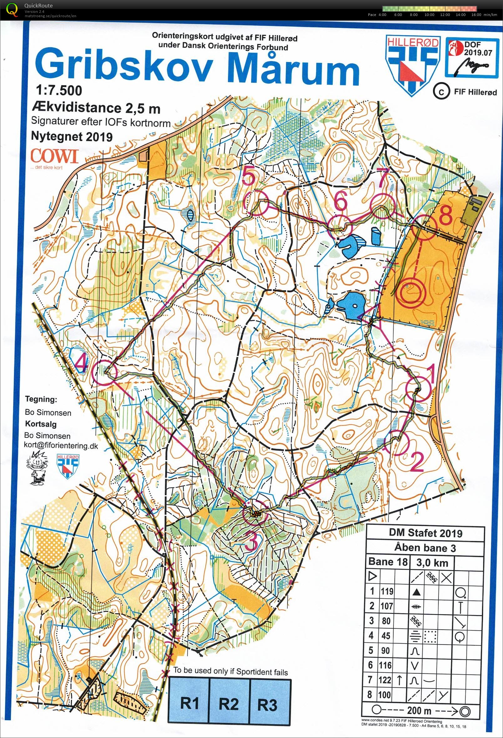 Gribskov Mårum, Åben bane 3, Pia Gade, 140919 (2019-09-14)