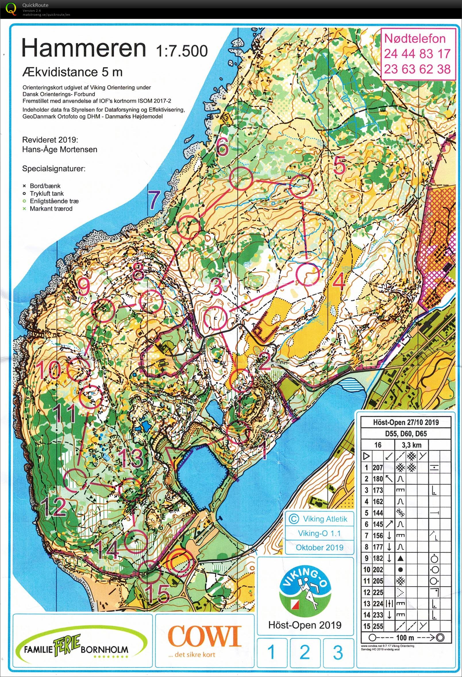 Hammeren, Høst Open, Bane D65, Pia Gade, 271019 (27-10-2019)