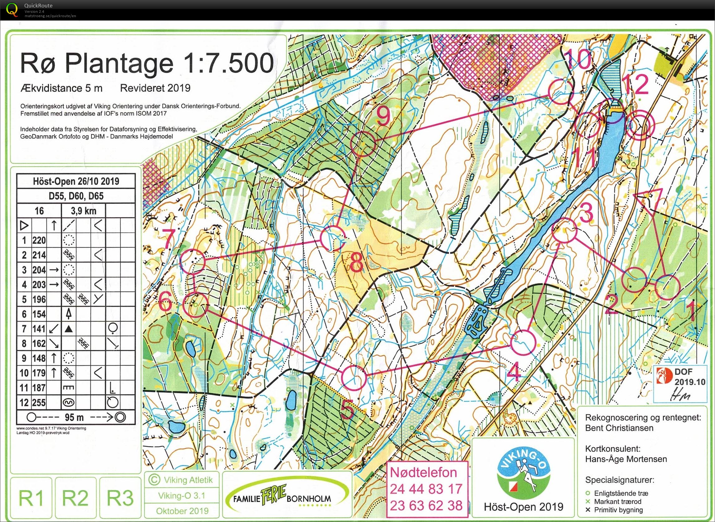 Rø Plantage, Høst Open, Bane D65, Pia Gade, 261019 (26-10-2019)