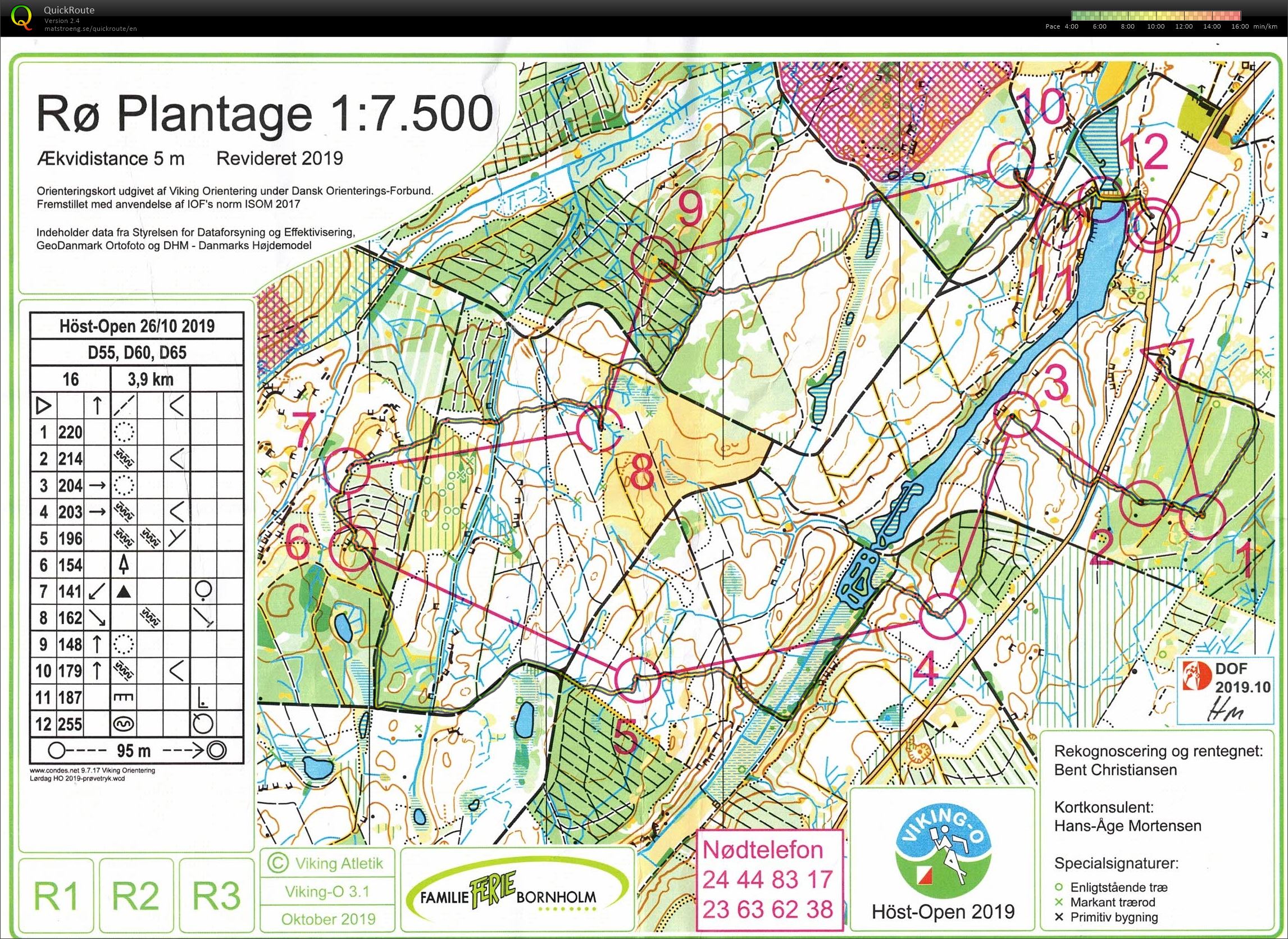 Rø Plantage, Høst Open, Bane D65, Pia Gade, 261019 (26.10.2019)