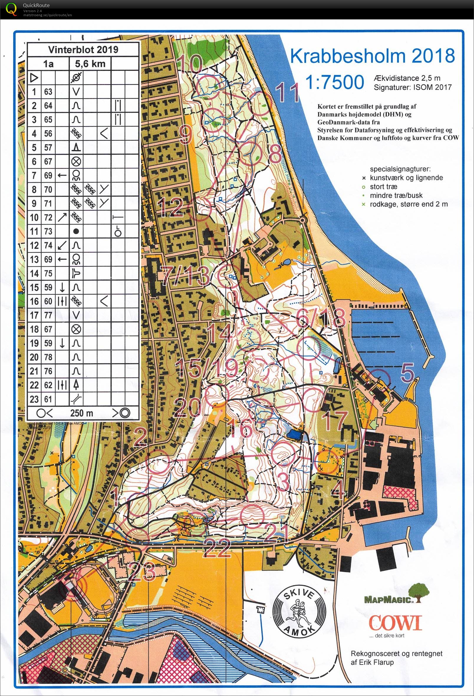 Krabbesholm, bane 1a (23-11-2019)