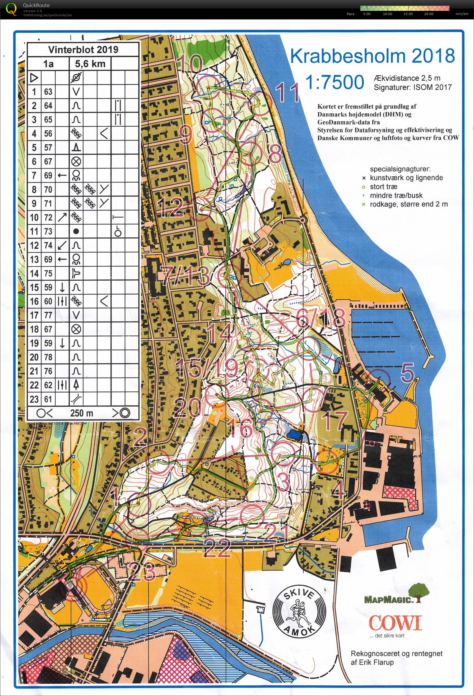 Krabbesholm, bane 1a (23-11-2019)