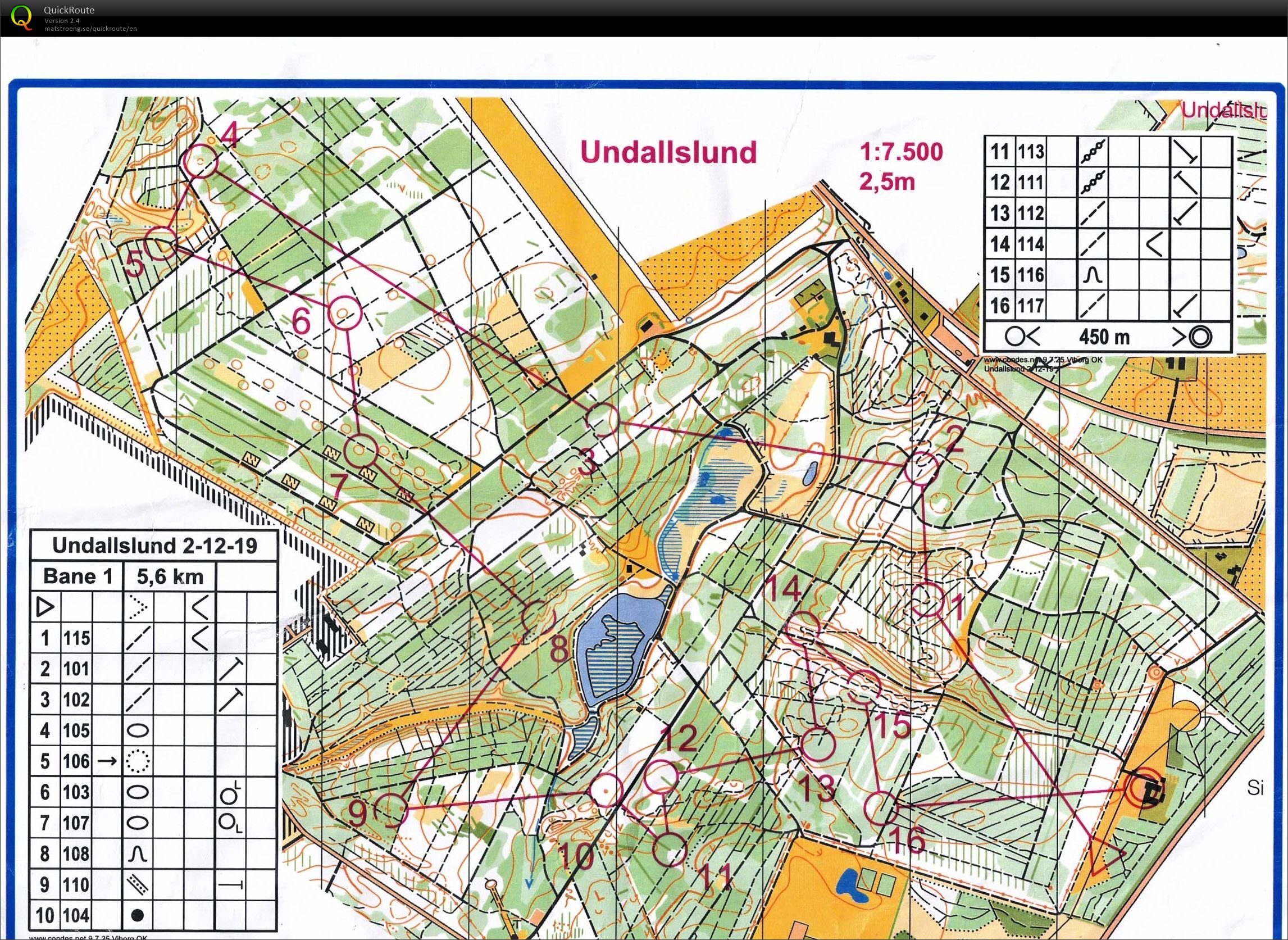 Undallslund, bane 1 (02/12/2019)