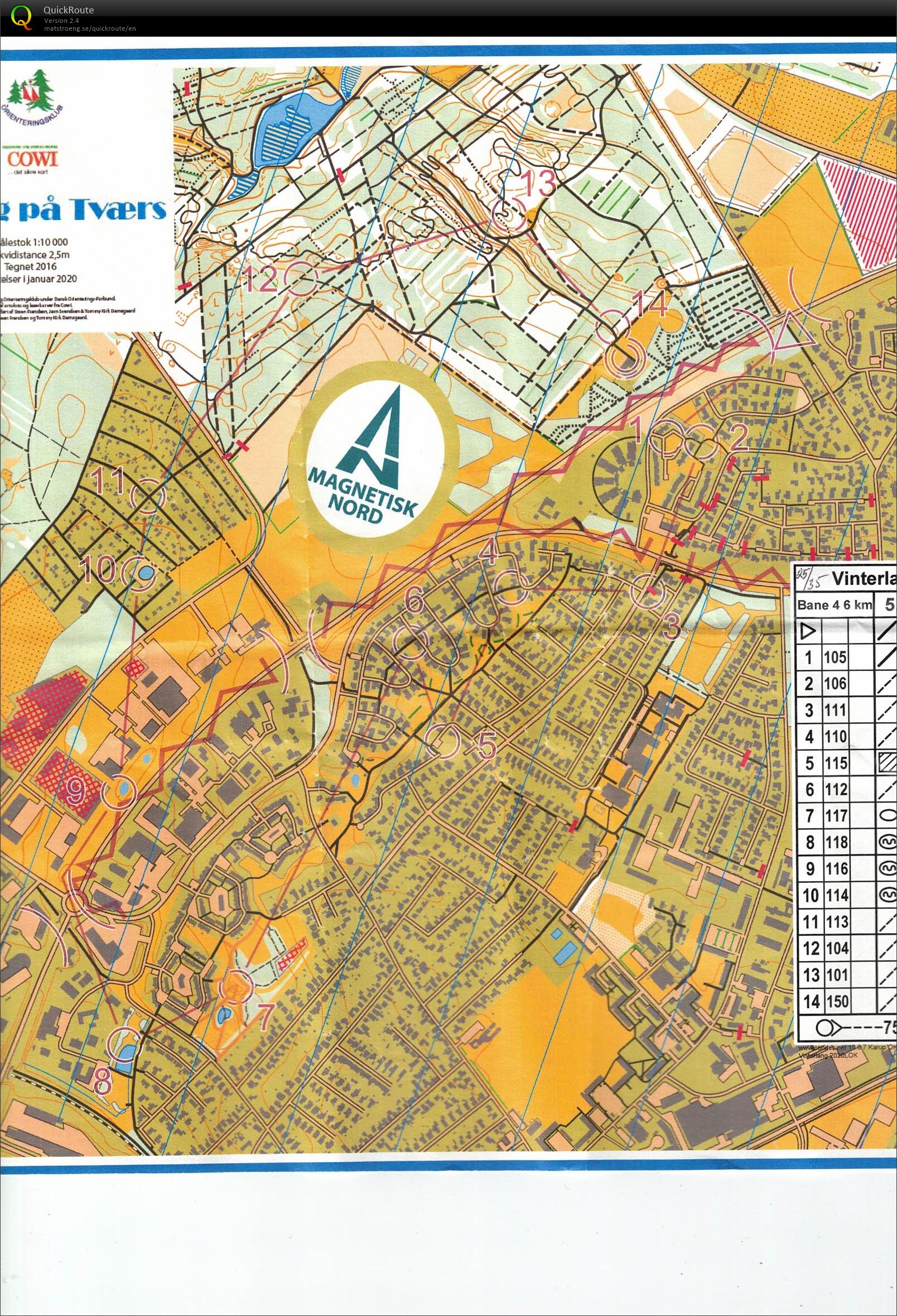 Viborg på tværs, 6 km, Pia Gade, 190120 (19.01.2020)