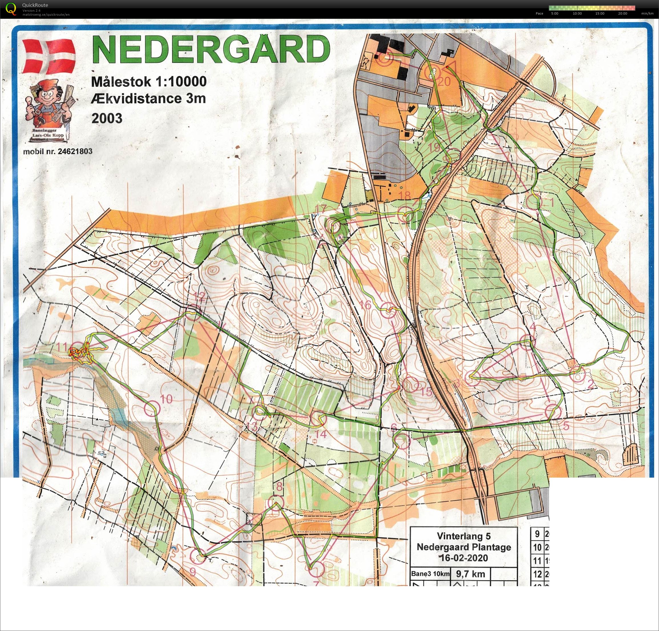 VL 5 Nedergård 10 km (16-02-2020)