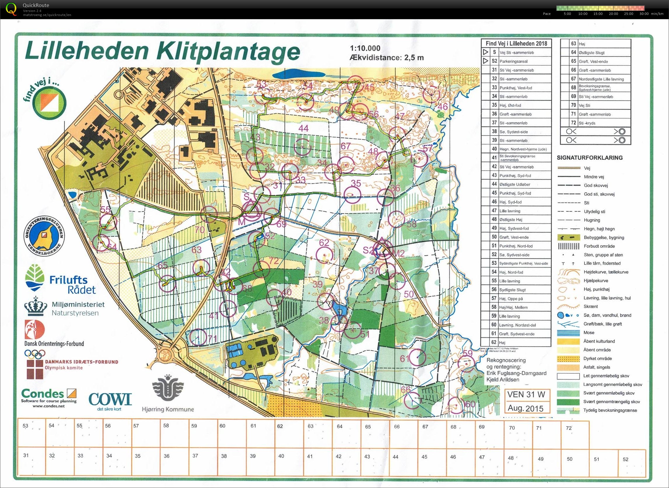 Lilleheden Klitplantage, faste poster (15/03/2020)