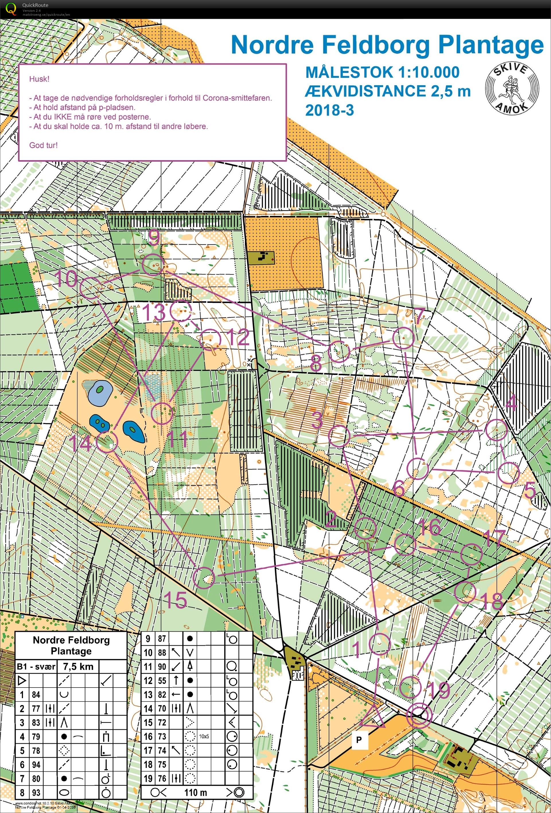 VIKASKI-løb Ndr. Feldborg - bane 1 (2020-04-01)