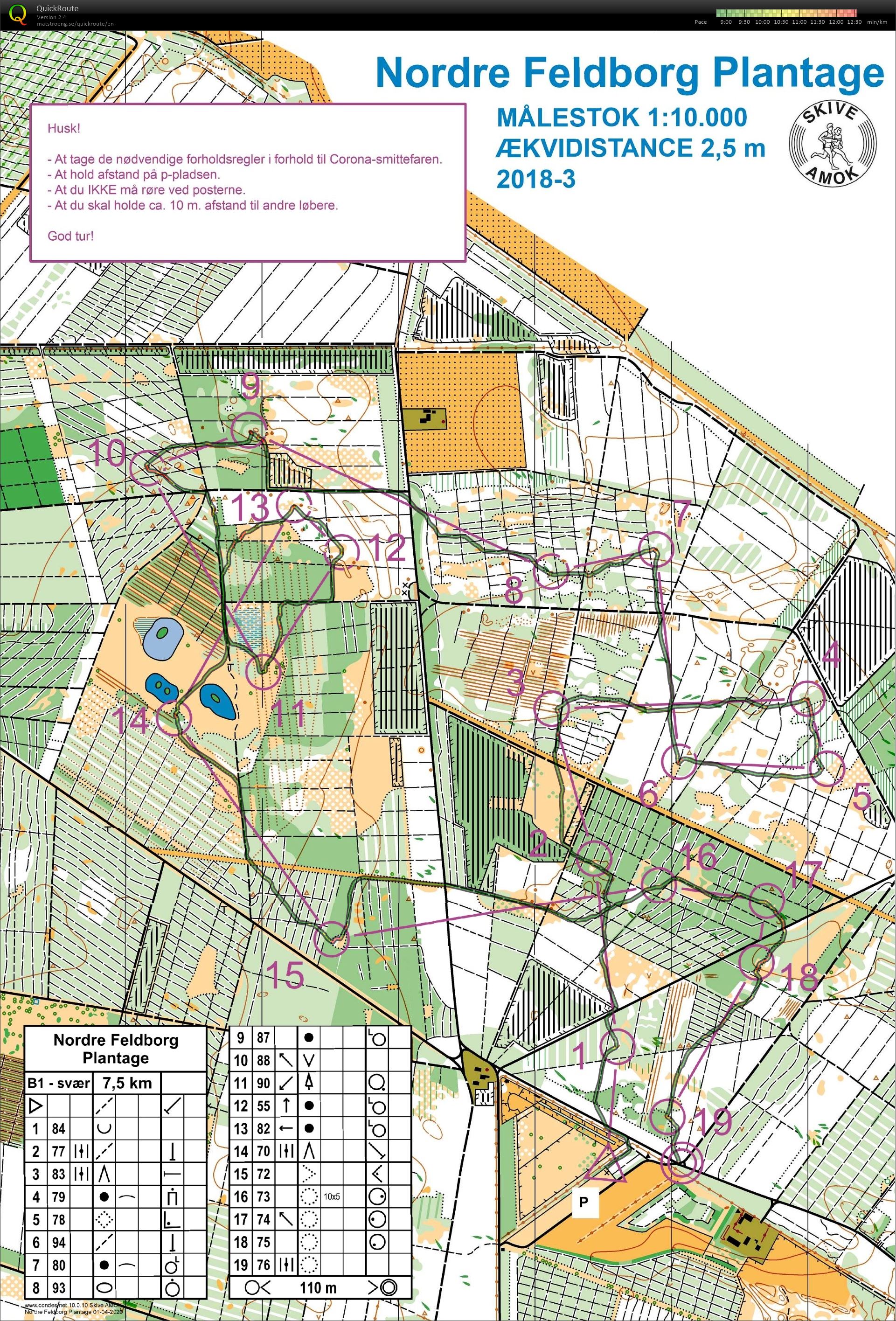 VIKASKI-løb Ndr. Feldborg - bane 1 (2020-04-01)