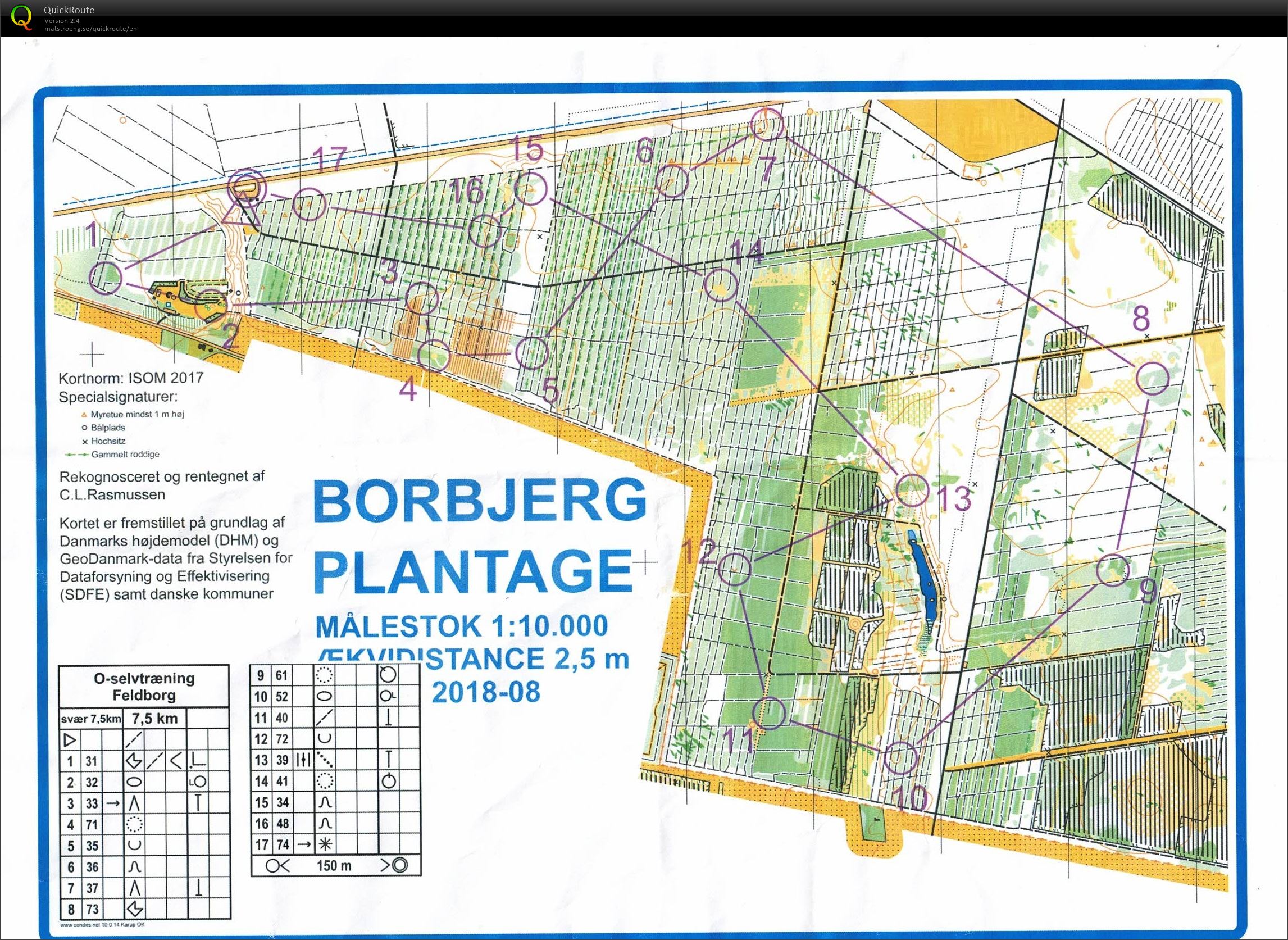 Feldborg nord 7,5 km (30/05/2020)