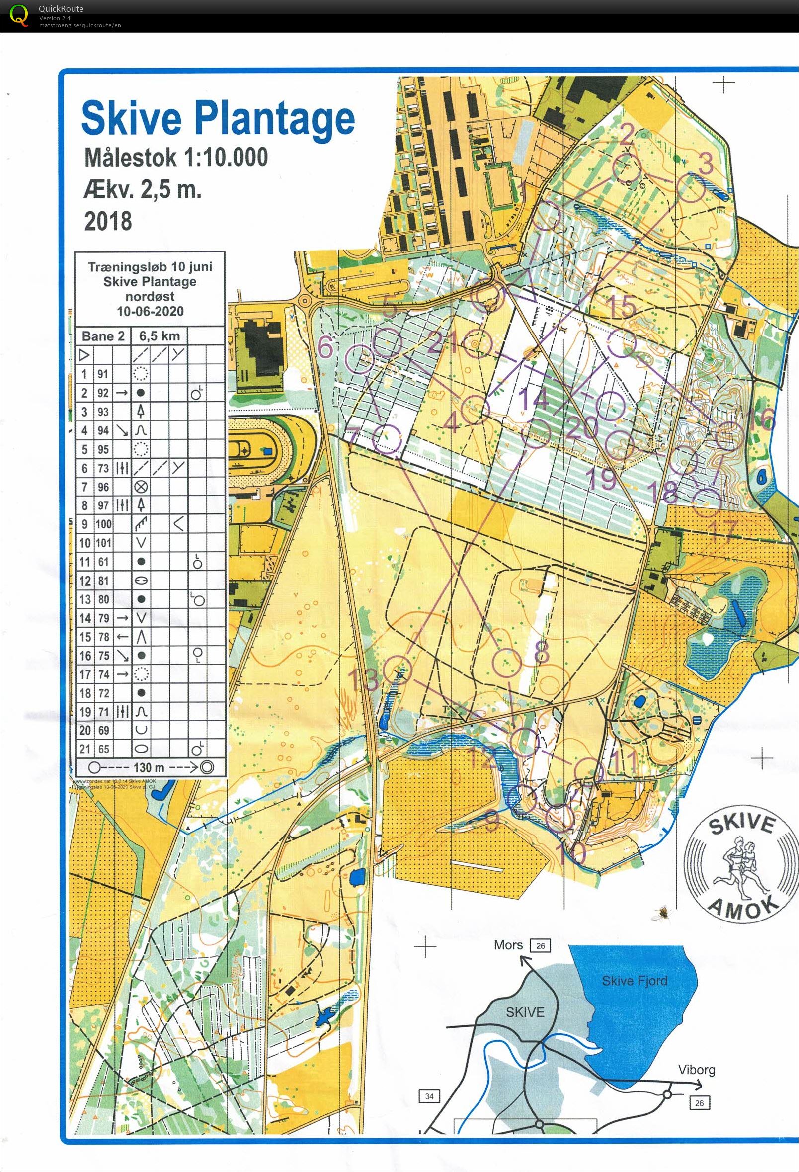 Skive plantage nord bane 2 (10/06/2020)