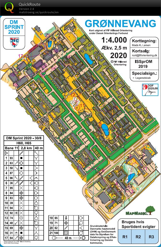 Grønnevang DM sprint H65 (30.08.2020)