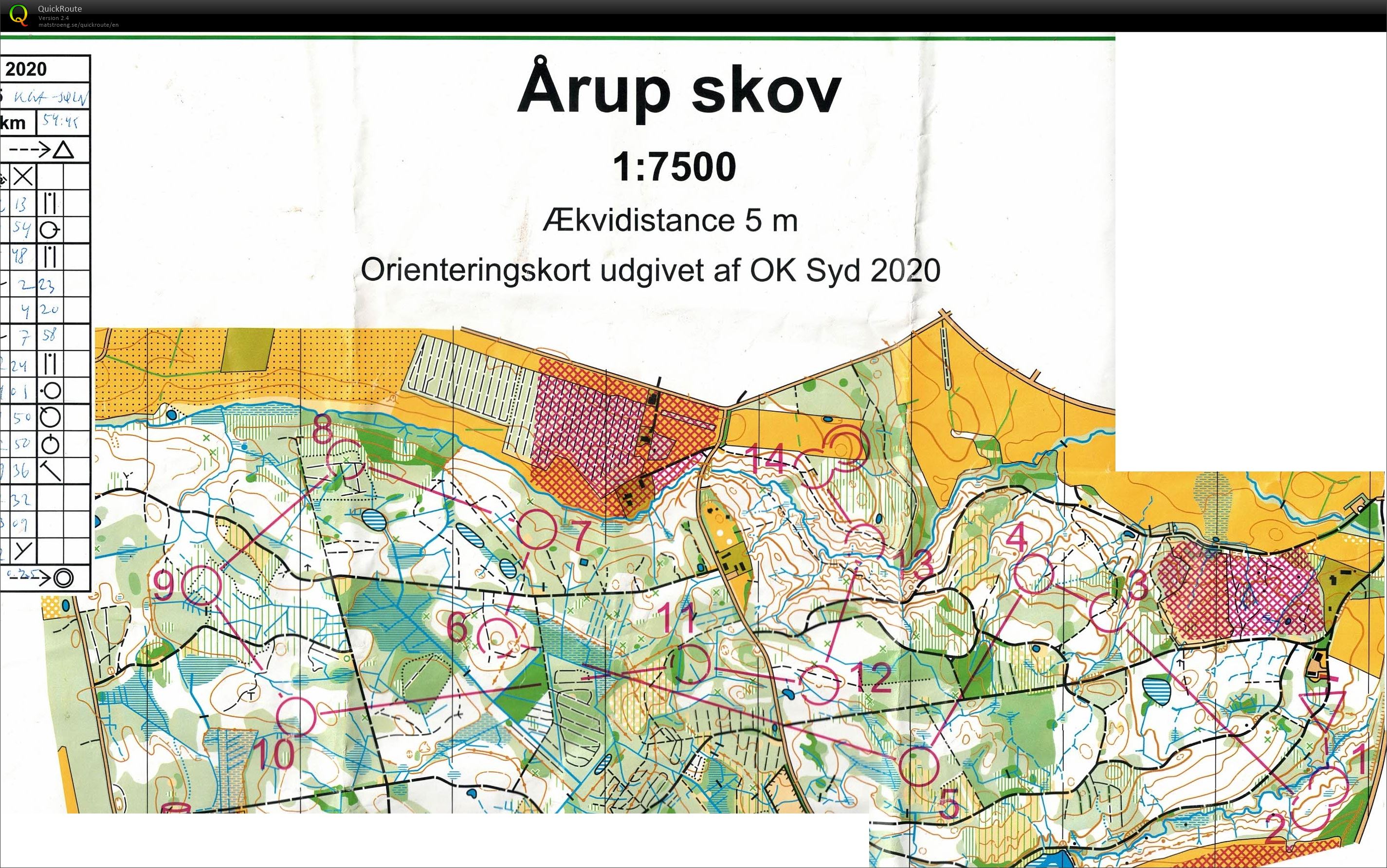 DM lang Årup skov H65 (13/09/2020)