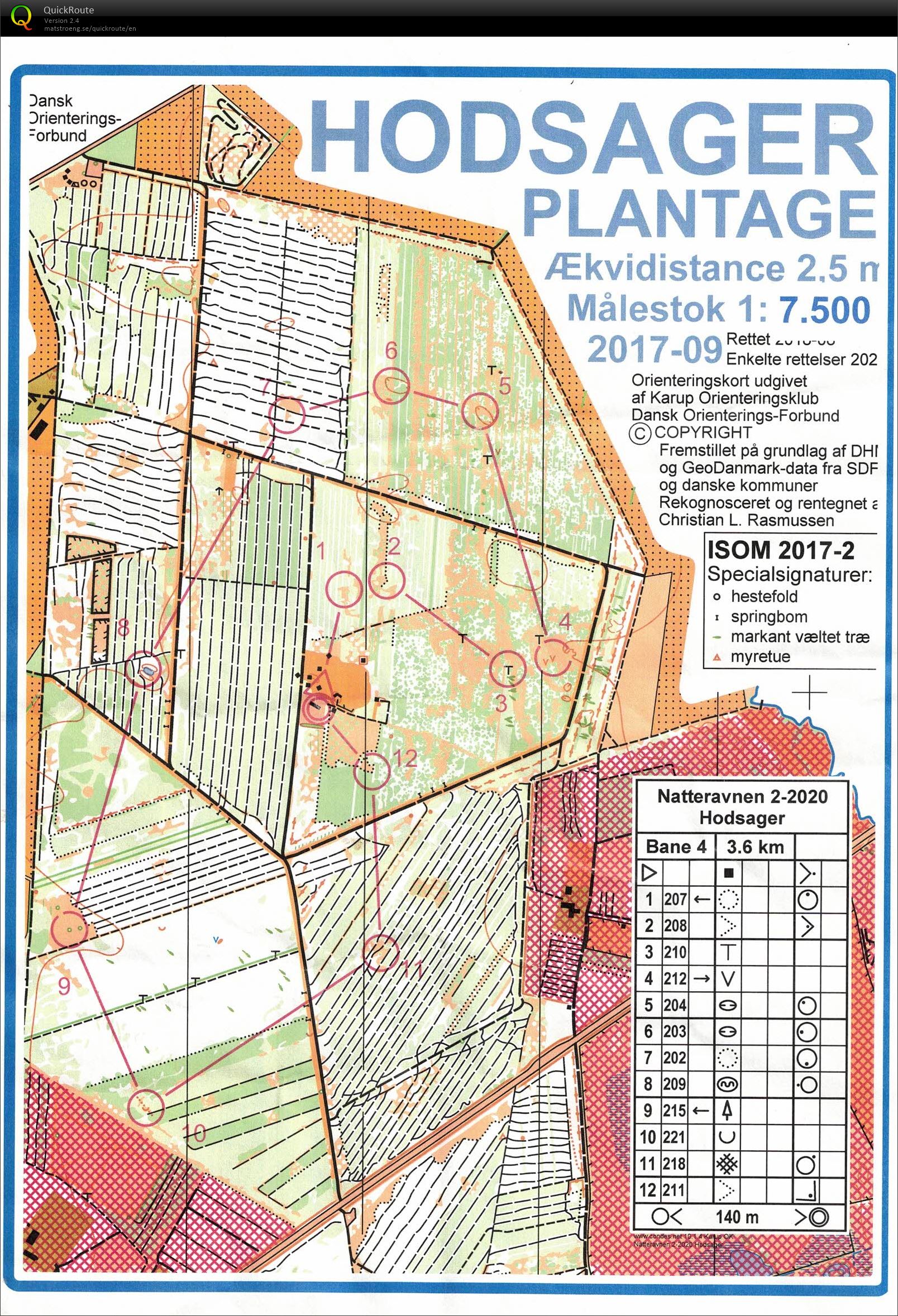 Hodsager Plantage, Natteravn 2, Bane 4, Pia Gade, 141020 (14.10.2020)