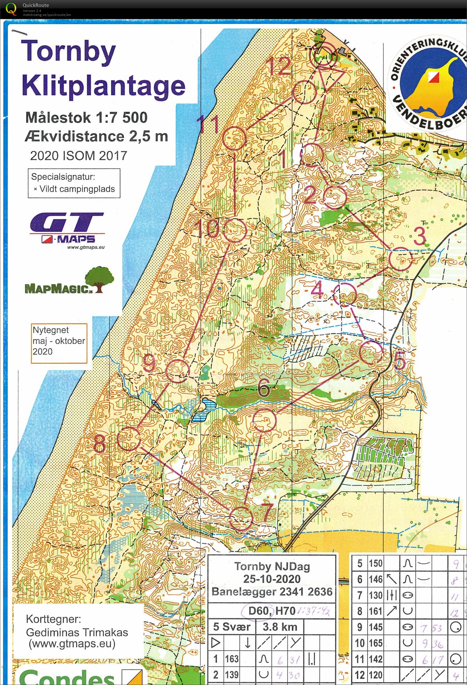 Tornby Klitplantage, Bane 5, Pia Gade, 251020 (25/10/2020)