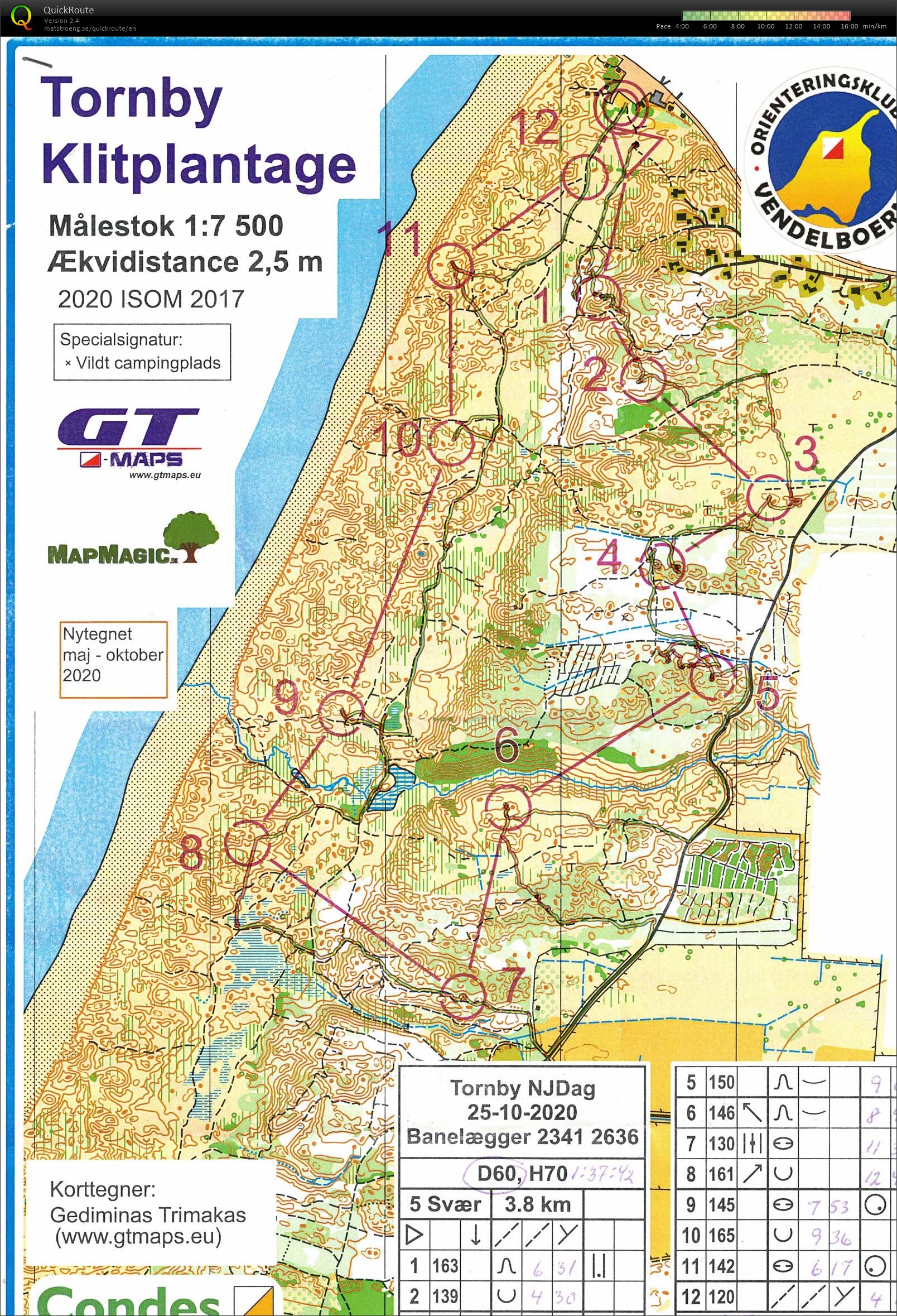 Tornby Klitplantage, Bane 5, Pia Gade, 251020 (25.10.2020)