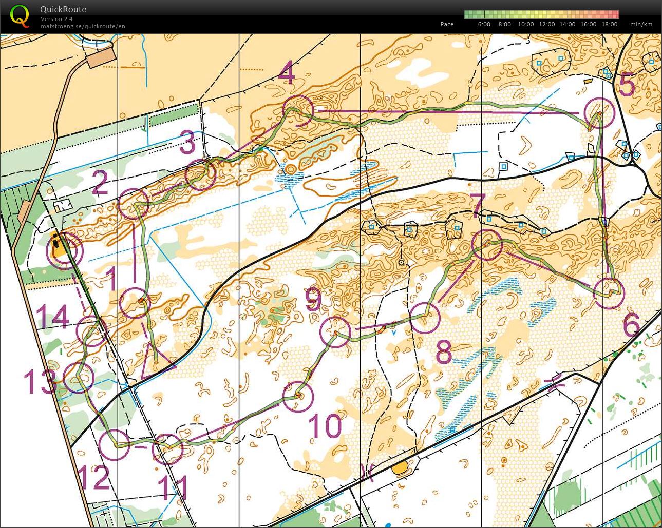 Læsø Plantage vest bane 104, H65 (02-04-2021)