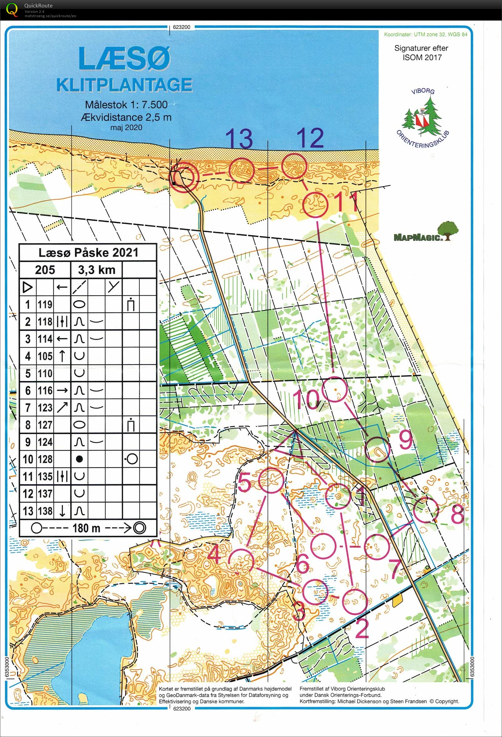 Læsø Klitplantage, Påsken 2021, Bane 205, Pia Gade, 030421 (2021-04-03)