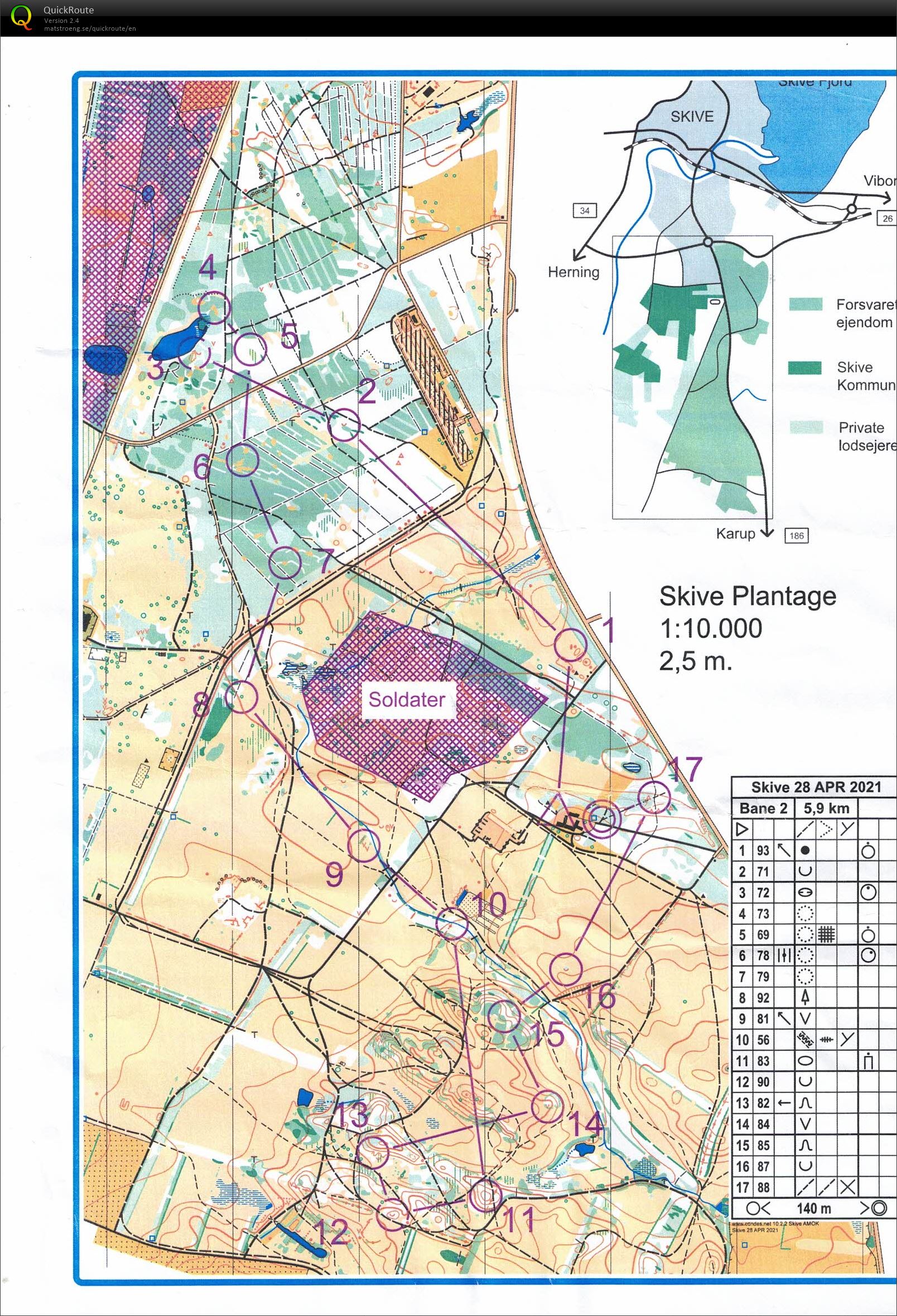 Skive plantage syd bane 2 (28.04.2021)