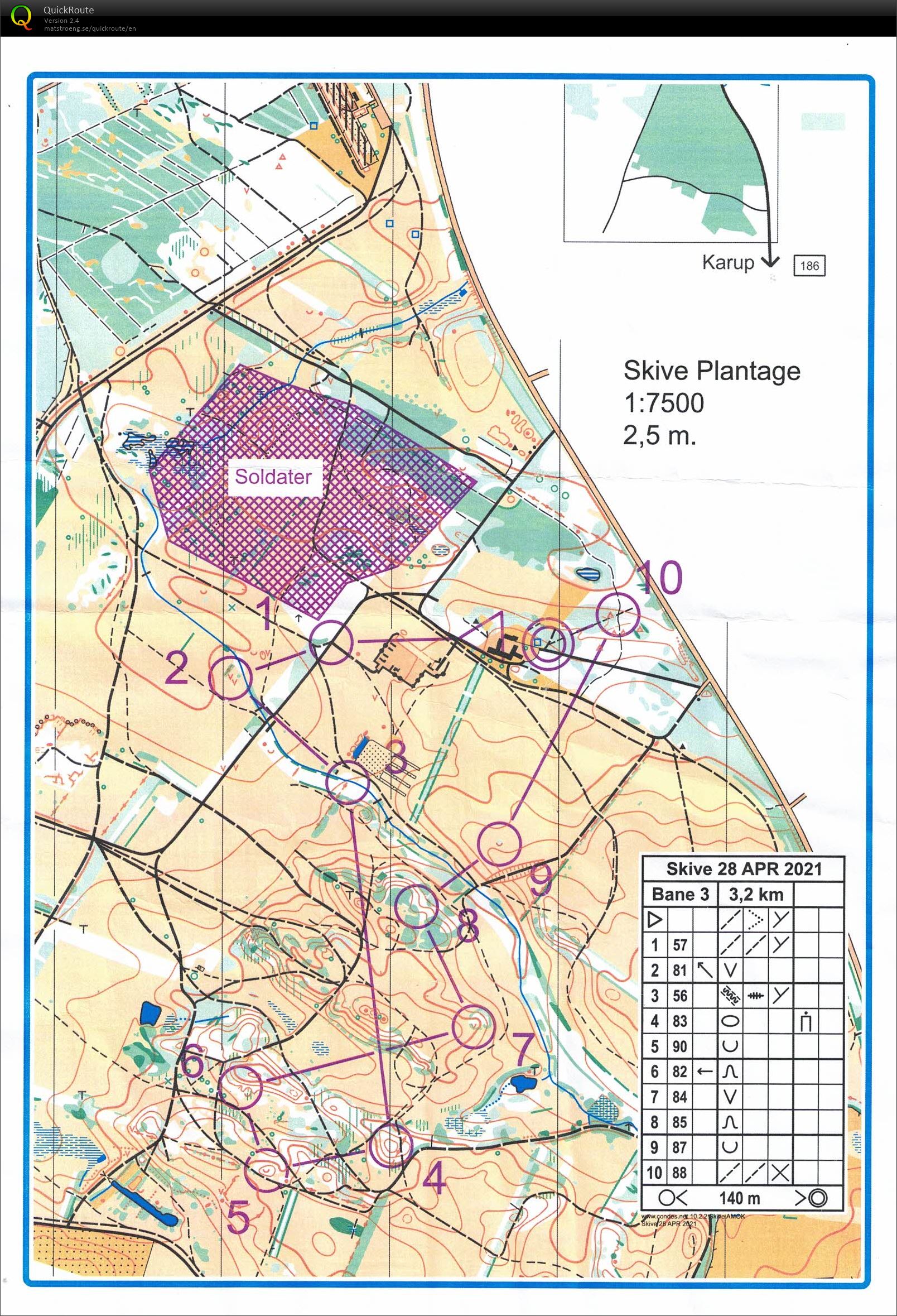 Skive Plantage Syd, Bane 3, Pia Gade, 280421 (2021-04-28)