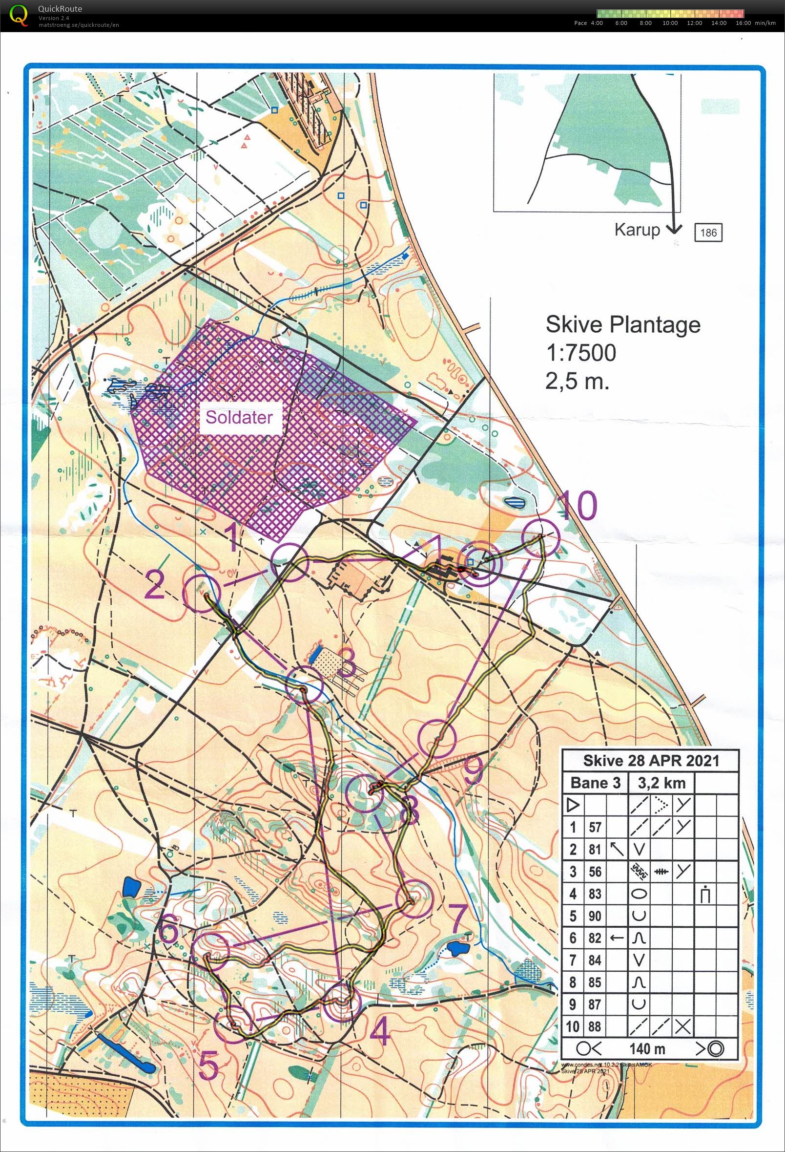 Skive Plantage Syd, Bane 3, Pia Gade, 280421 (2021-04-28)