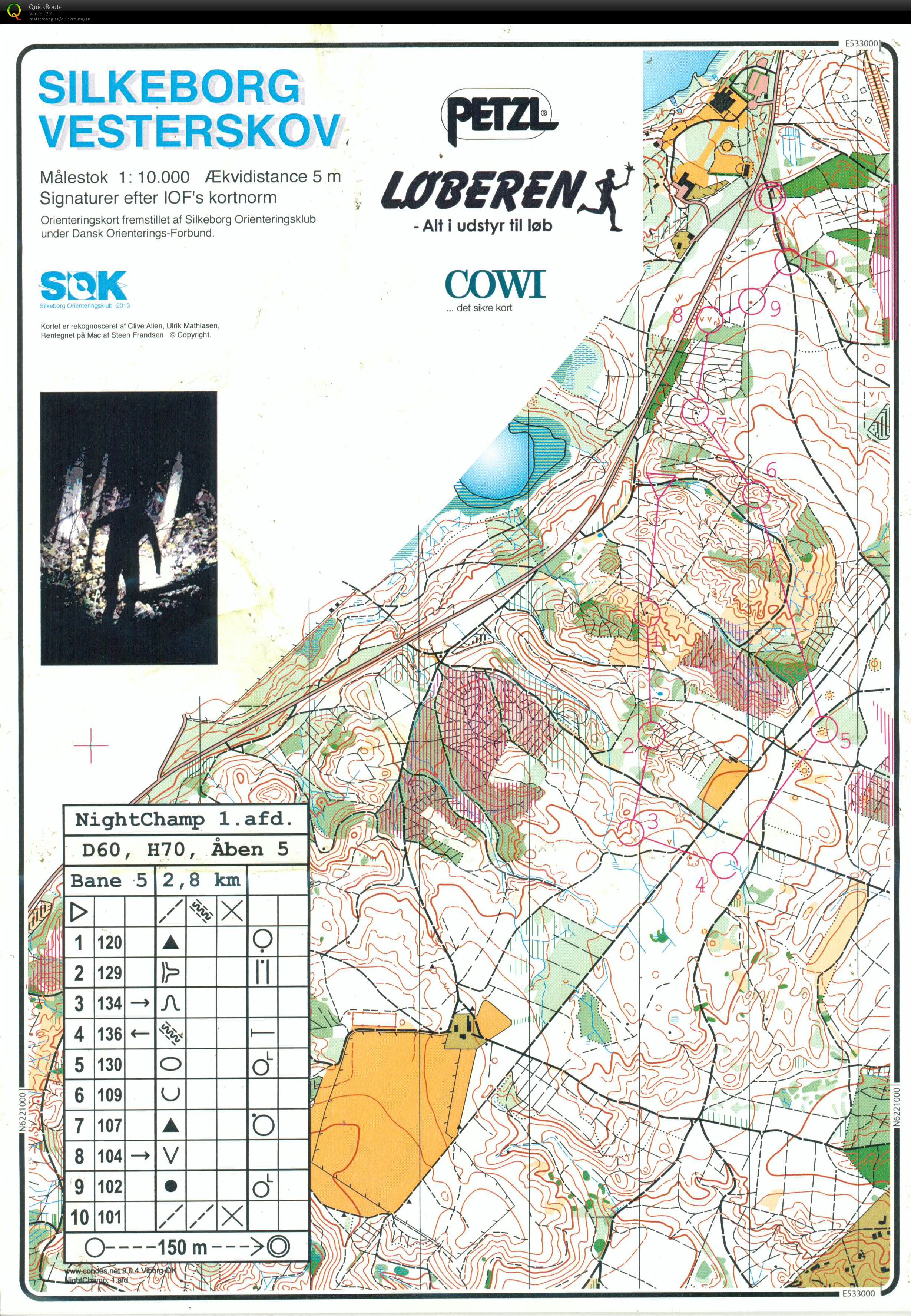 Silkeborg Vesterskov, Nightchamp, Bane 5 åben, Pia Gade, 071113 (07-11-2013)