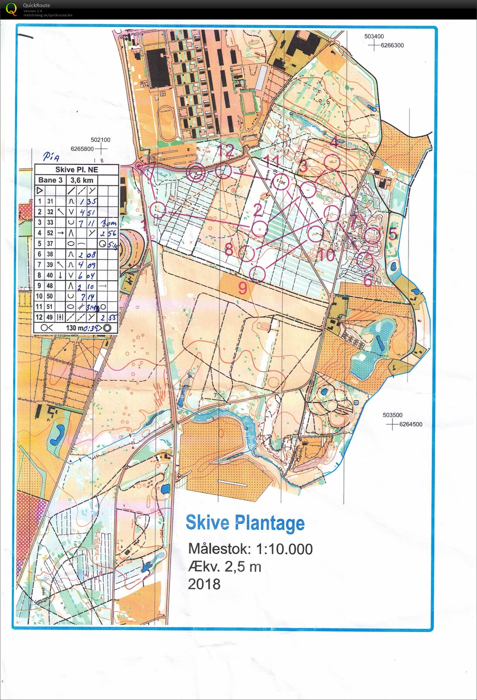 Skive Plantage, ViKaSki, Bane 3, Pia gade, 200422 (20-04-2022)