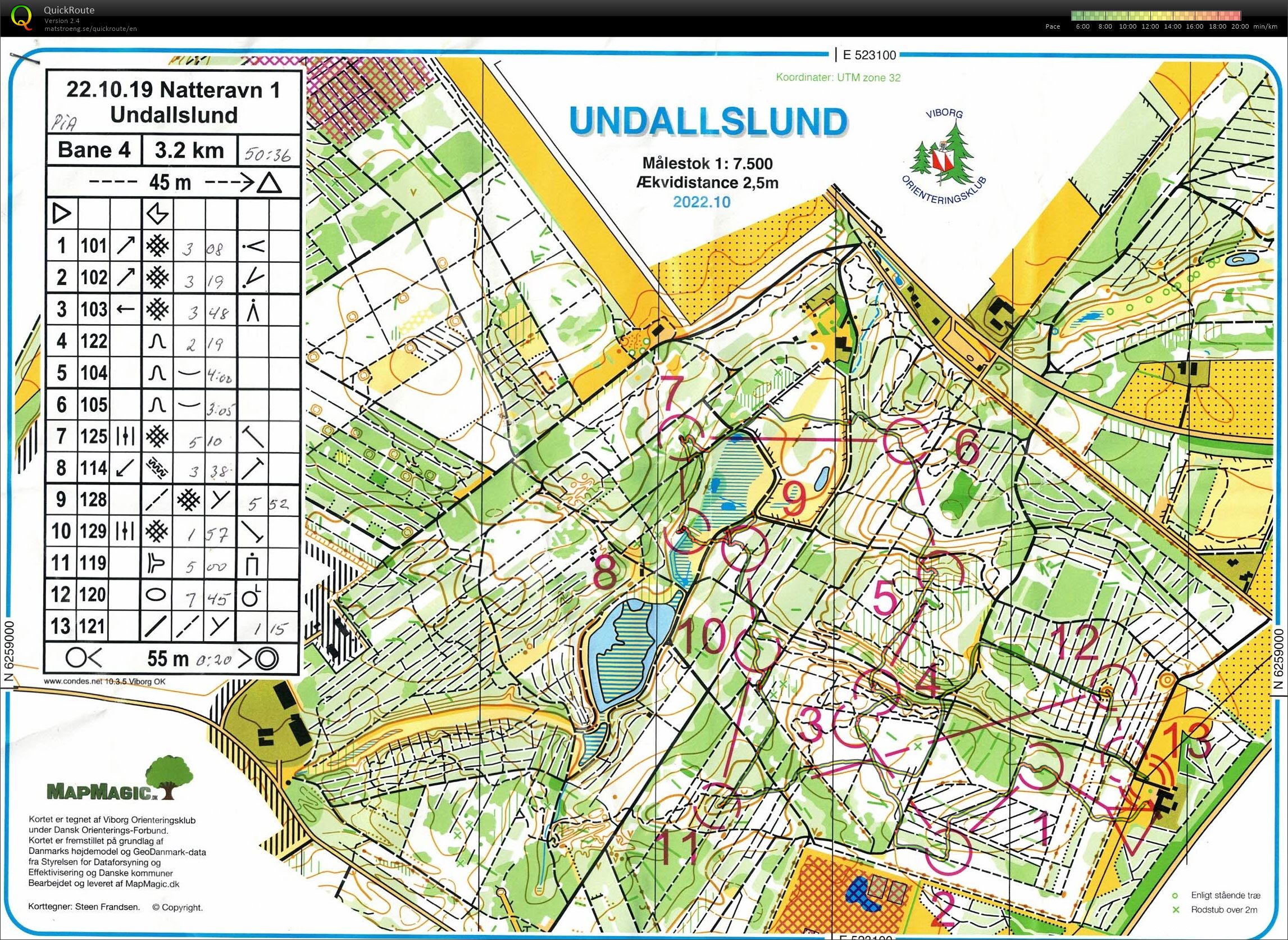 Undallslund, Natteravn 1, Bane 4, Pia Gade, 191022 (19-10-2022)