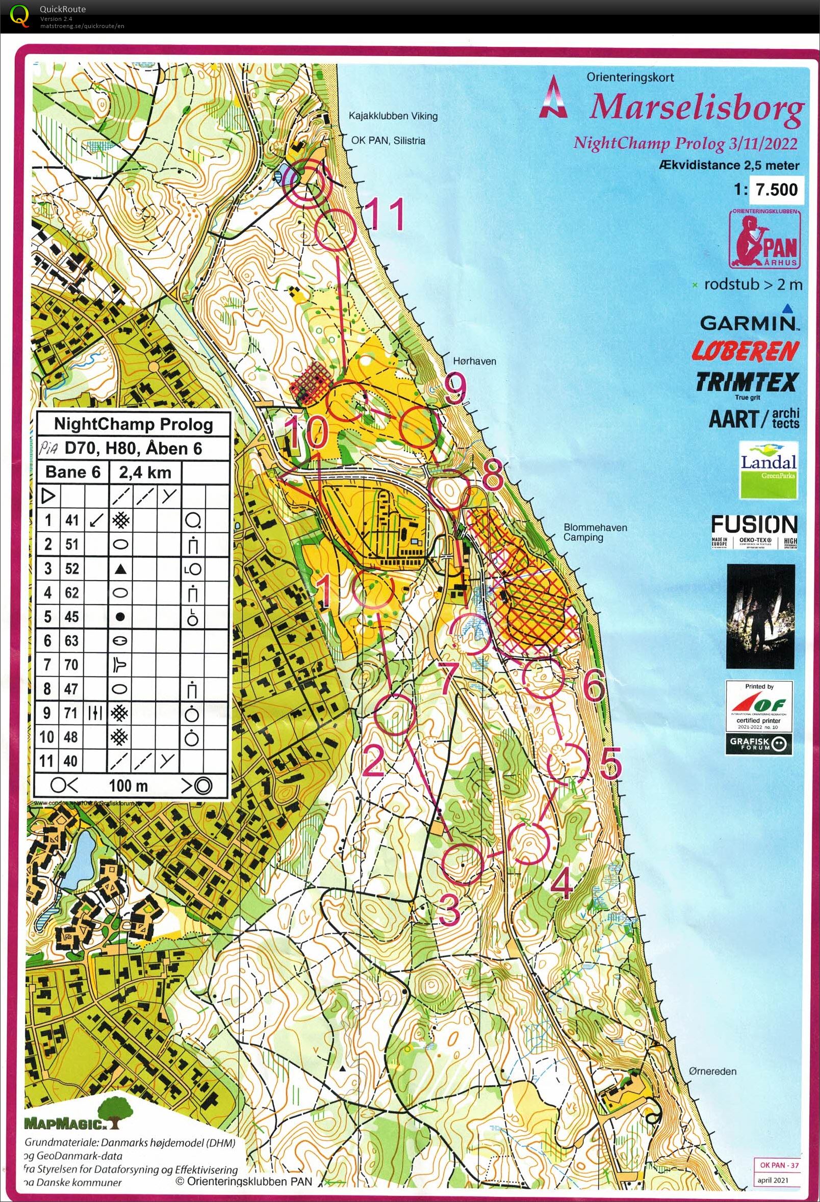 Marselisborg, Nightchamp, Bane D70, Pia Gade (2022-11-03)