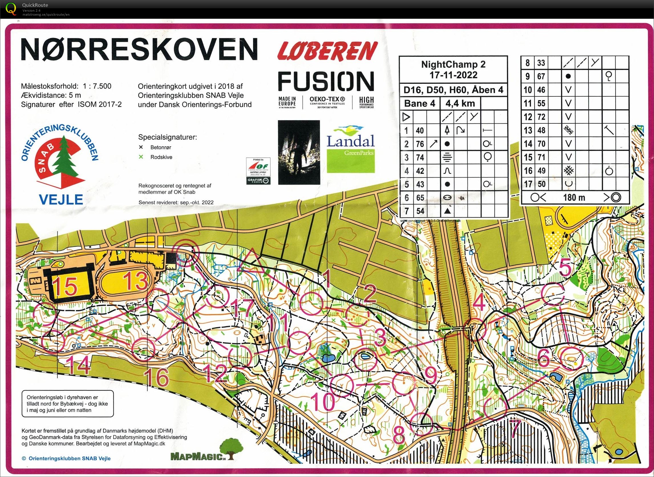 Nørreskoven, NightChamp 2, H60 (17.11.2022)