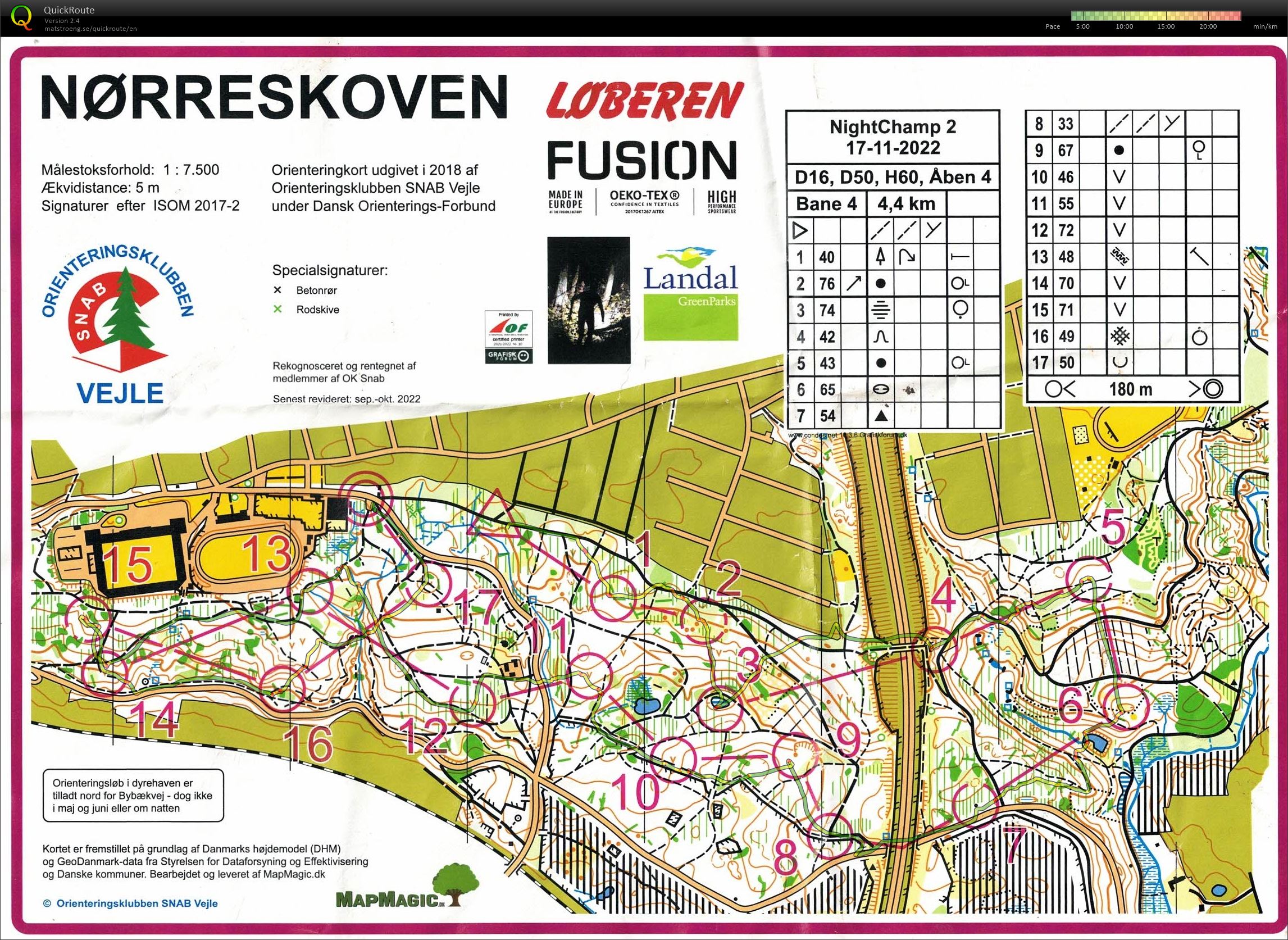 Nørreskoven, NightChamp 2, H60 (17.11.2022)