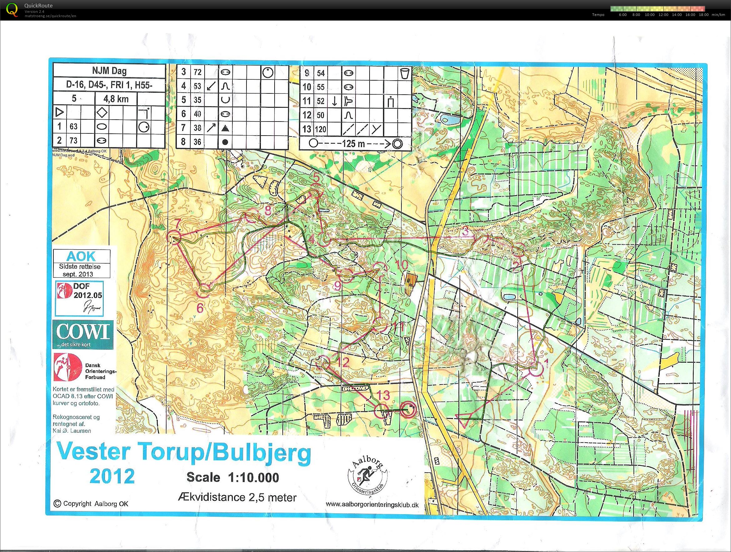 Bulbjerg og Vester Thorup Plantage - H55 (27.10.2013)