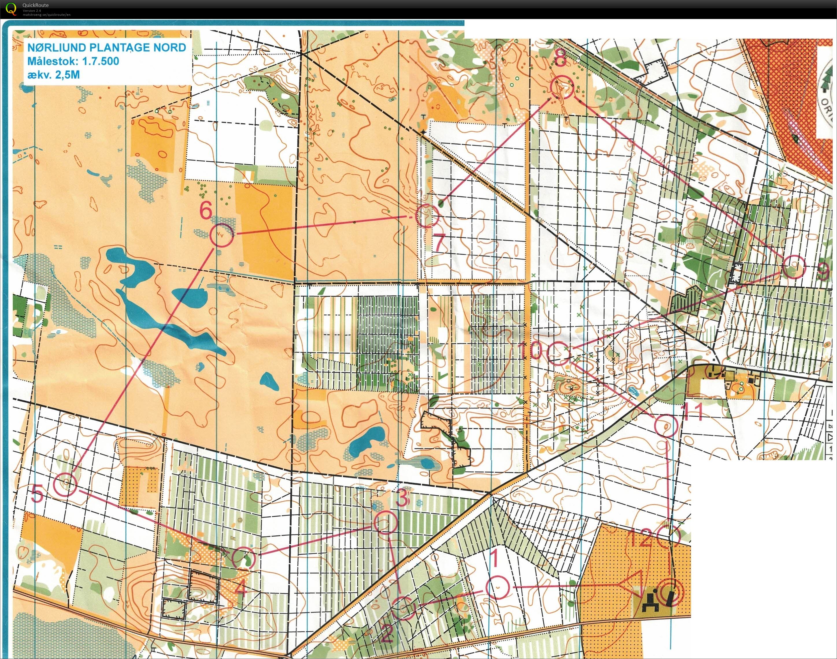 Harrild Hede, Super Vinterlang 3, Bane 5 som var 7,2 km (22/01/2023)