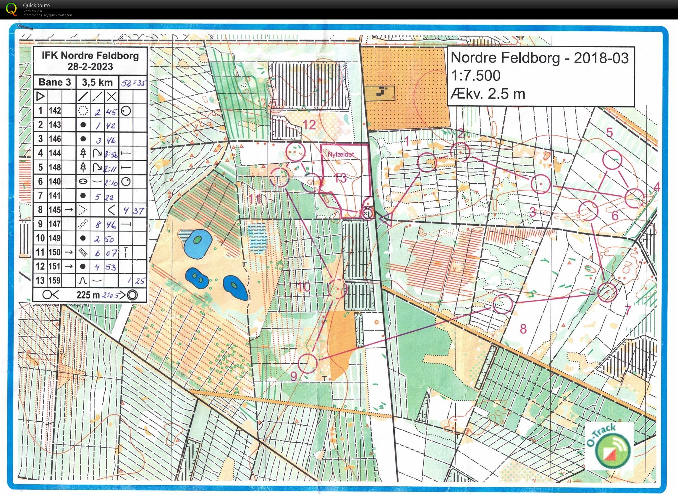 Nrd. Feldborg, IFK, Bane 3, Pia Gade, 280223 (28-02-2023)