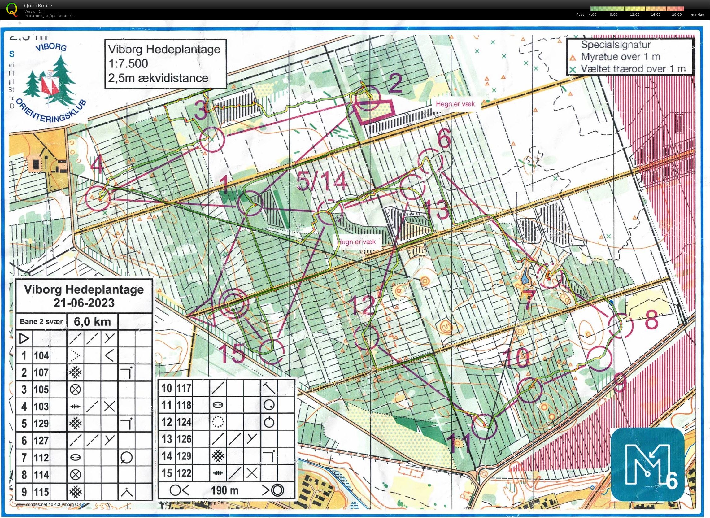 Viborg Hedeplantage, ViKaSki, Bane 2 (2023-06-21)