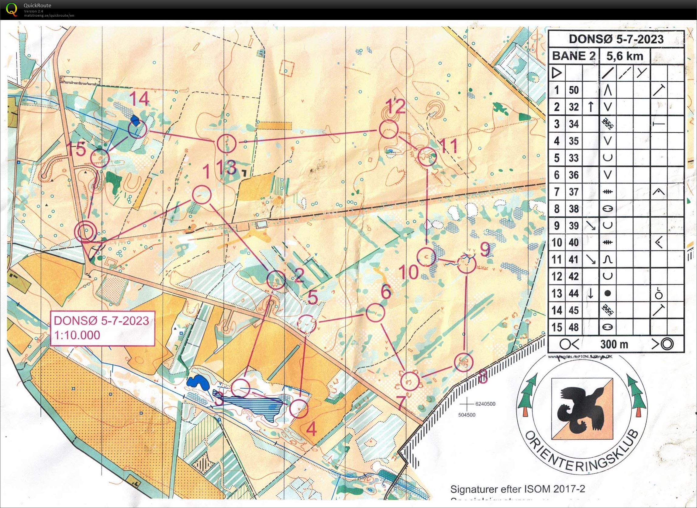 Donsø, ViKaSki, bane 2 (2023-07-05)