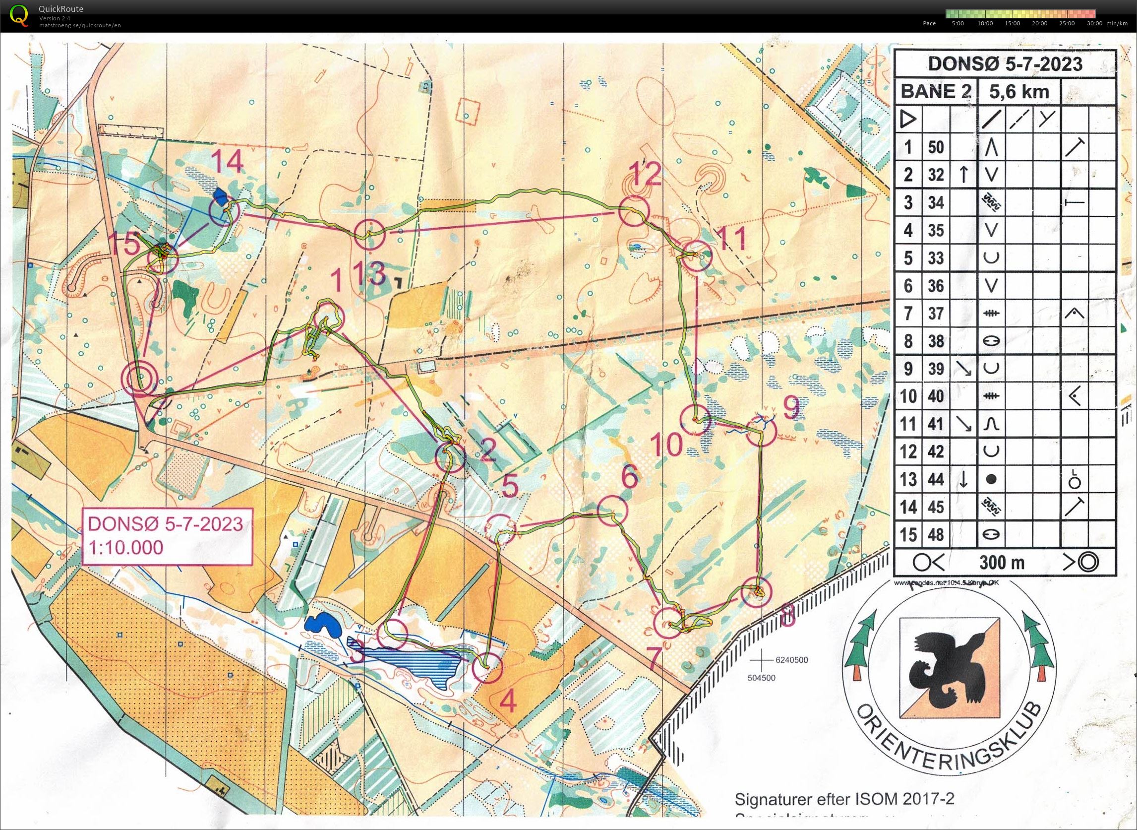 Donsø, ViKaSki, bane 2 (2023-07-05)