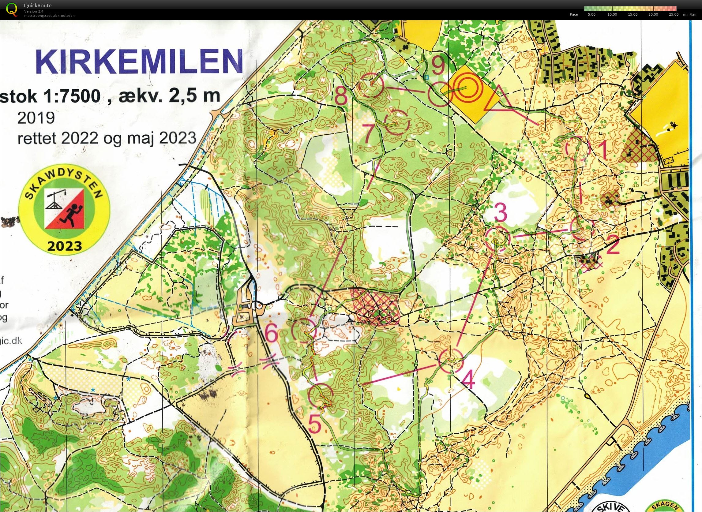 Skawdysten, Kirkemilen, H70 (13.07.2023)