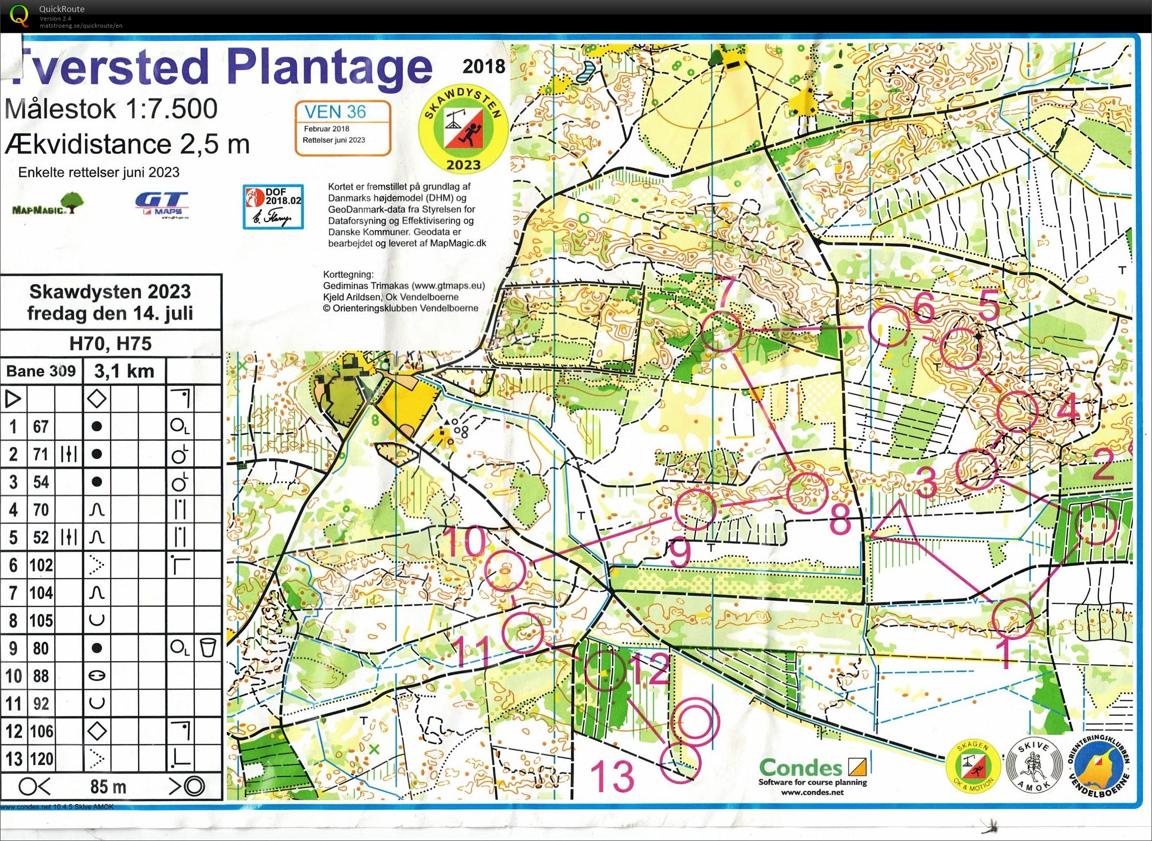 Skawdysten, Tversted Plantage, H70 (14/07/2023)