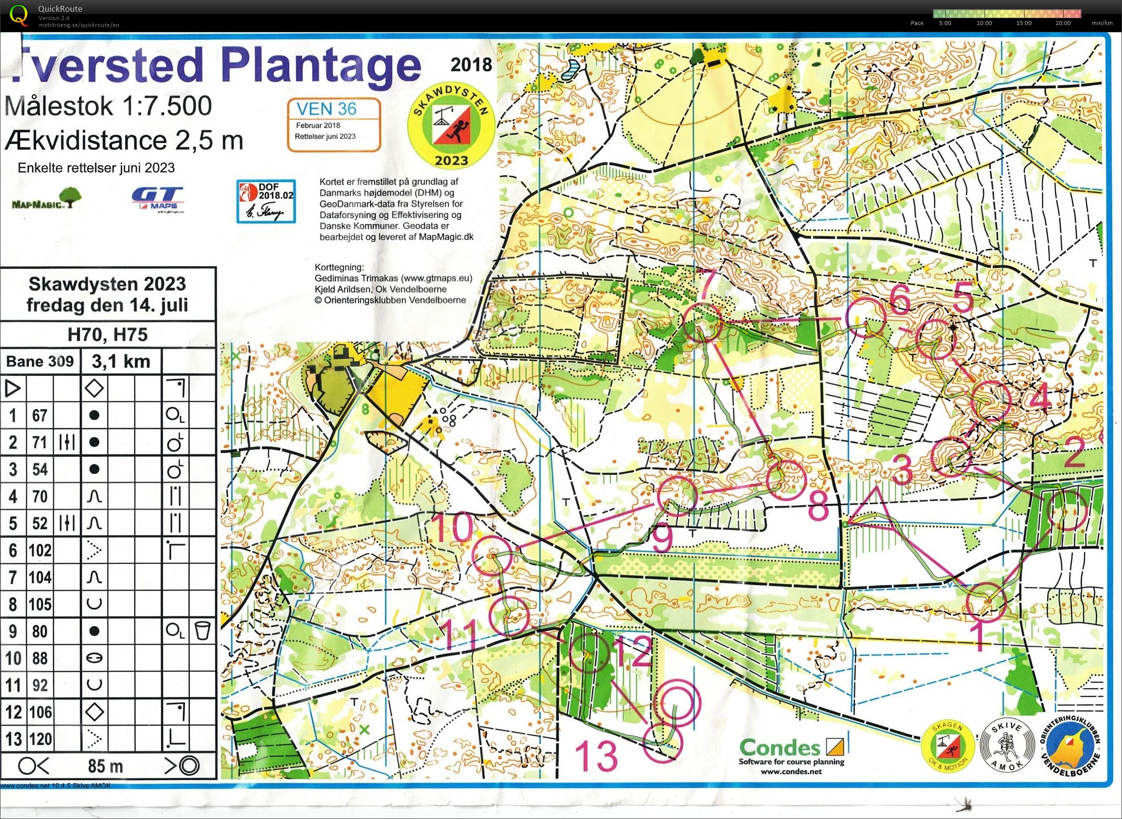 Skawdysten, Tversted Plantage, H70 (14/07/2023)