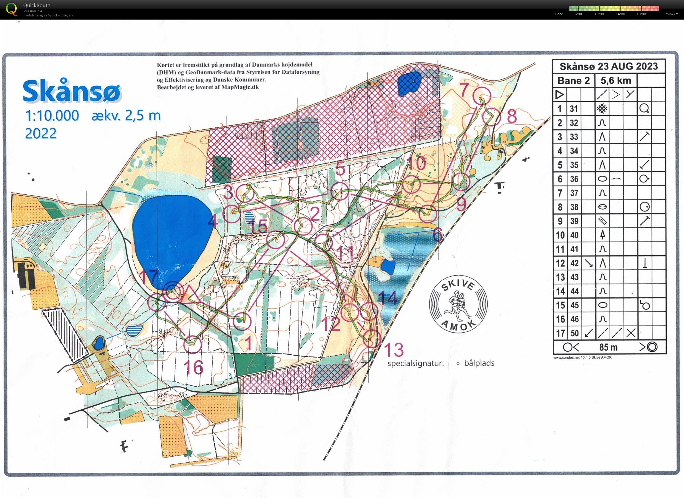 Skånsø, ViKaSki, Bane 2 (2023-08-23)