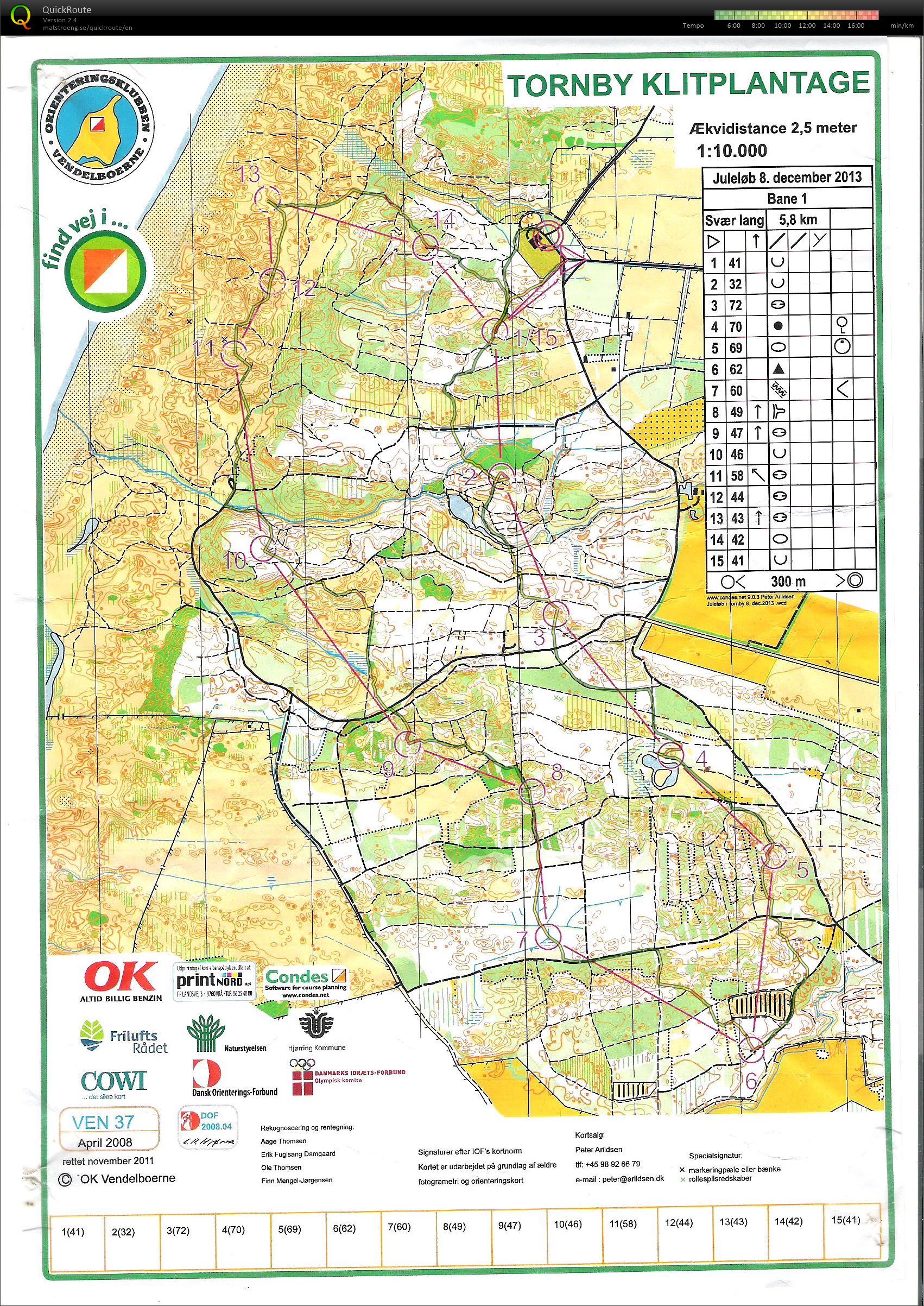 Tornby Plantage - Bane 1 (08-12-2013)