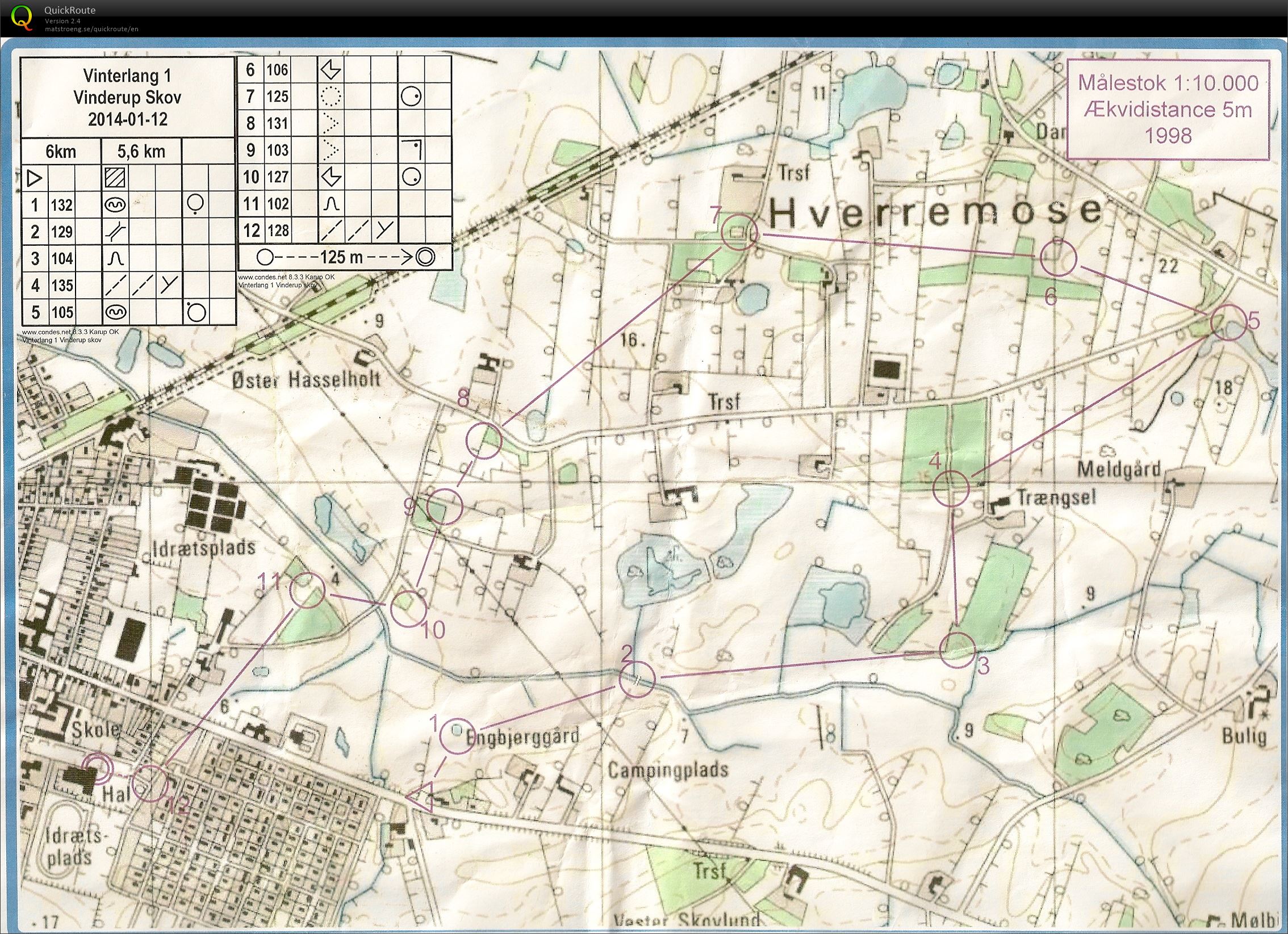 Vinterlang Vinderup 6 km (12-01-2014)