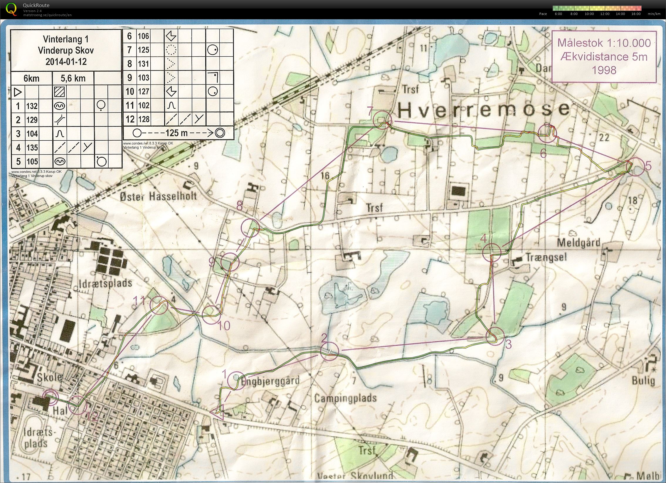 Vinterlang Vinderup 6 km (12.01.2014)