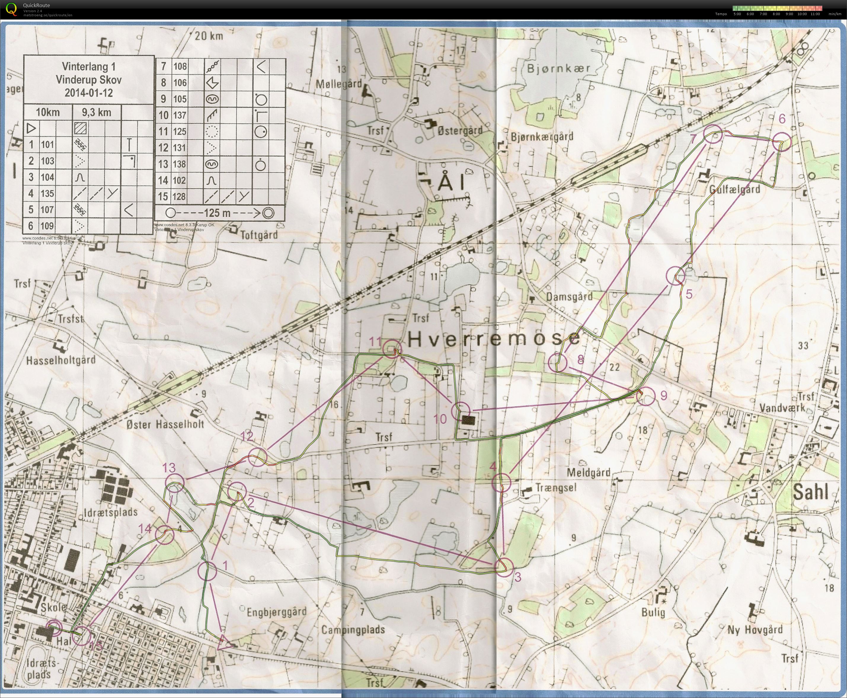 Vinterlang Vinderup 10 km. (12.01.2014)