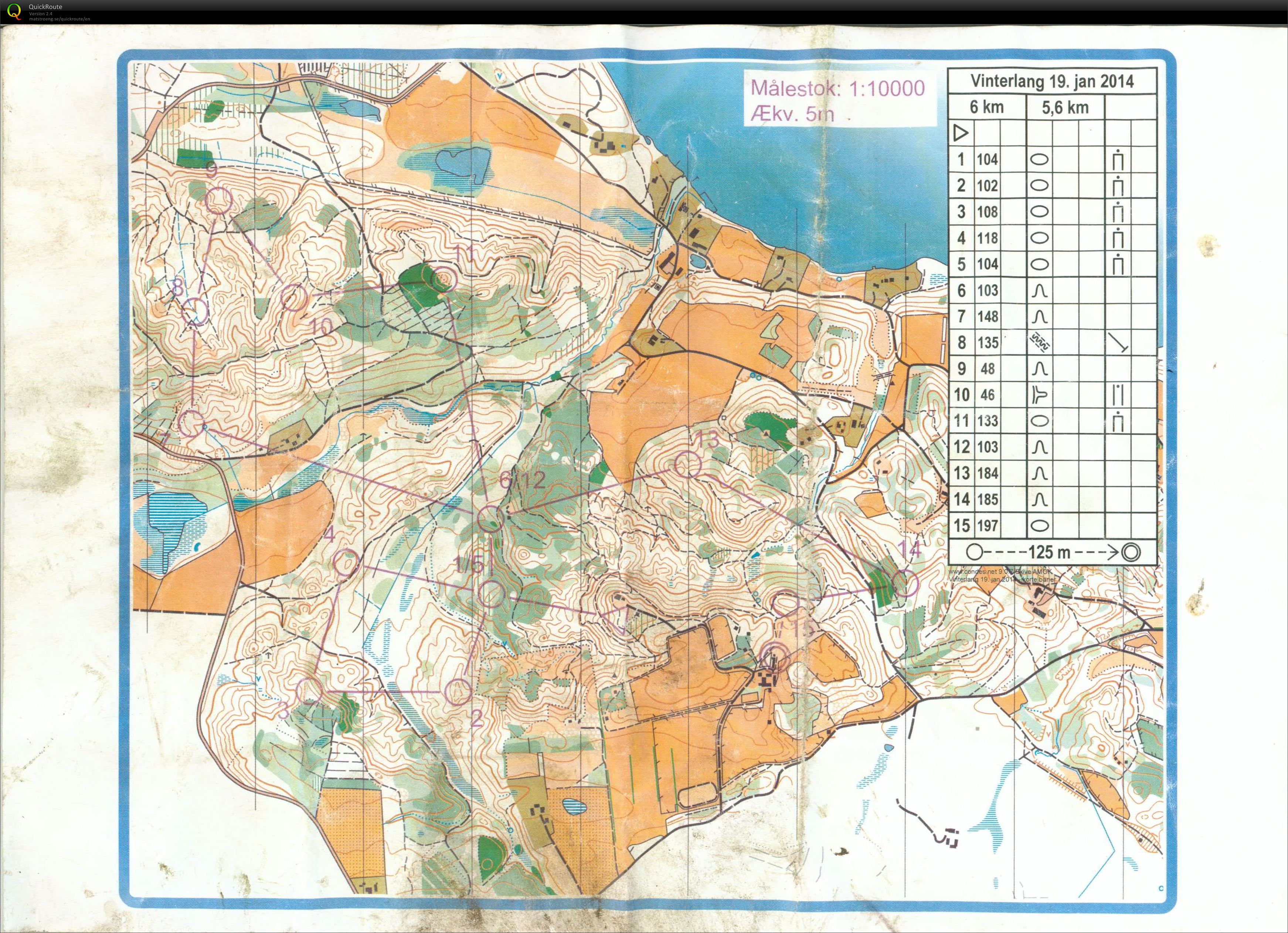 Vinterlang, Sletten, 5,6 km, Pia Gade, 190114 (19.01.2014)